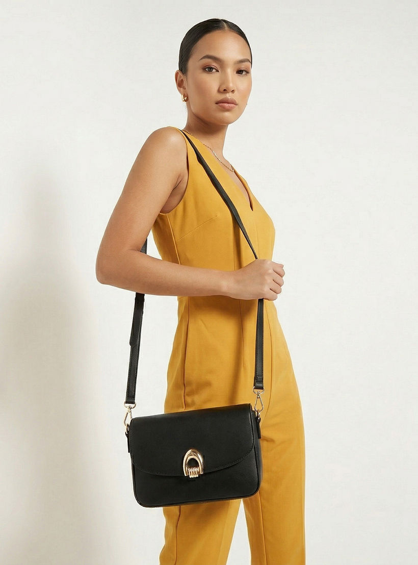 Paprika Solid Crossbody Bag with Adjustable Strap-women-bagsandwallets-handbags-image-2