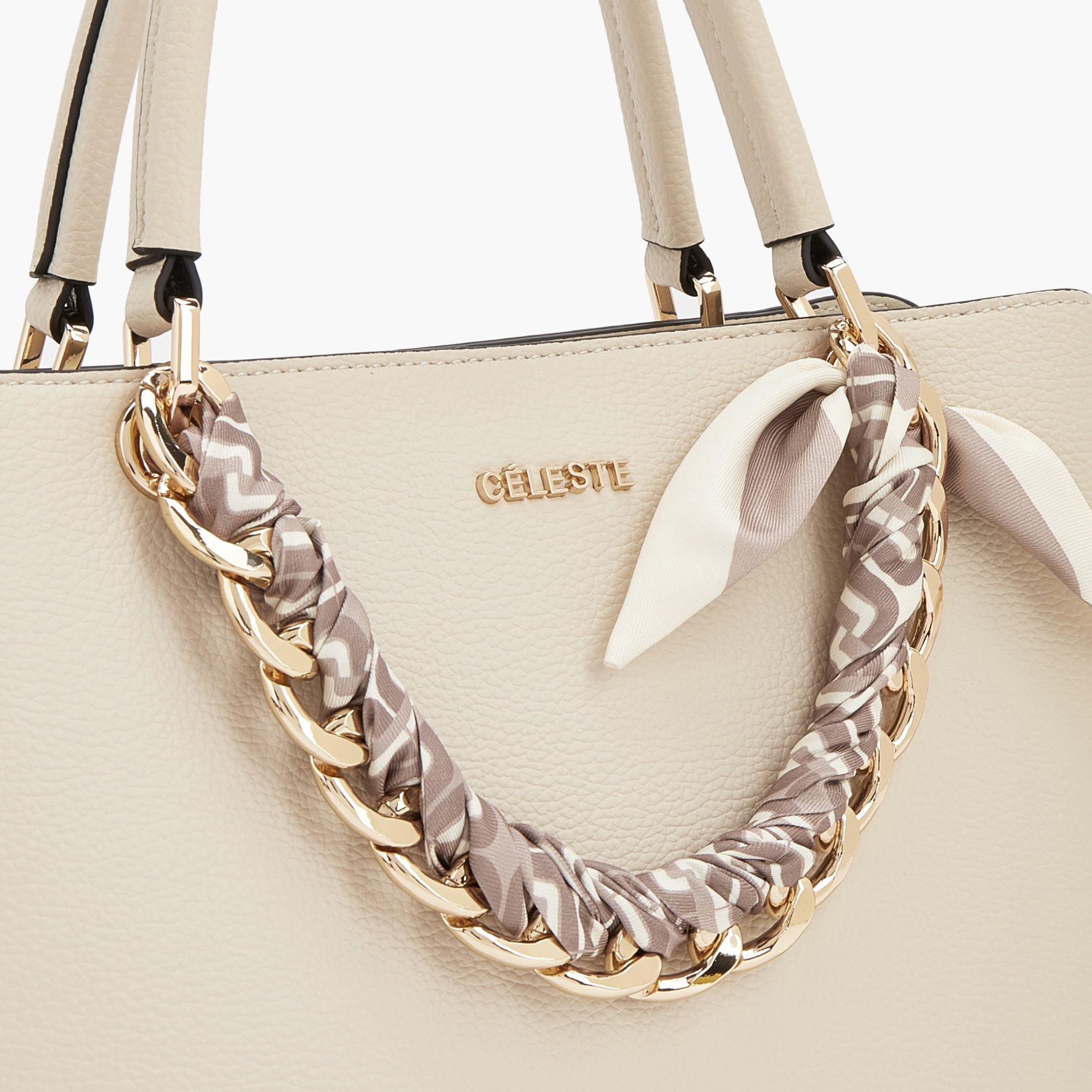 Celeste Chain Accent Tote Bag with Detachable Strap-women-bagsandwallets-handbags-image-4