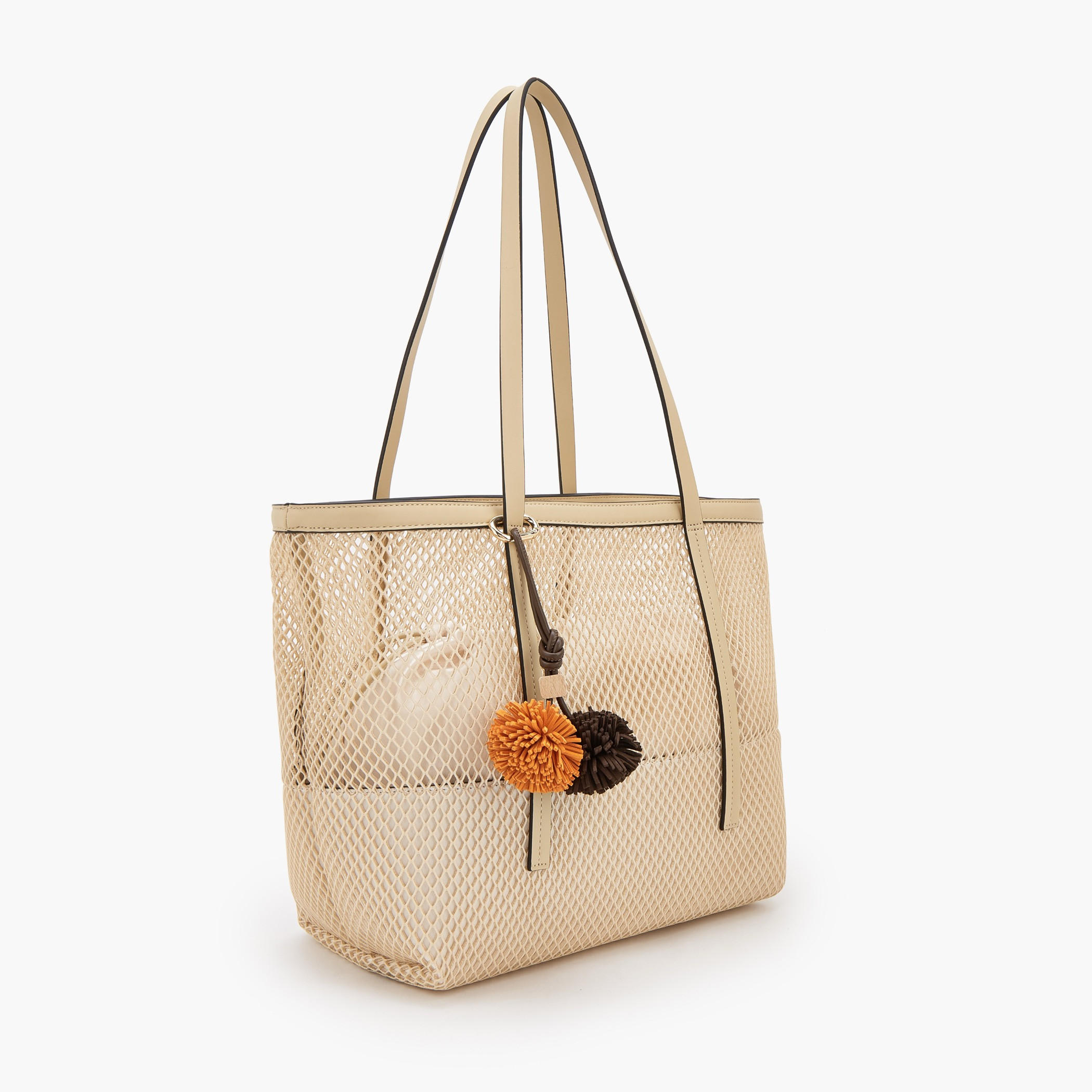 شنطة شوبر بارزة الملمس مع شنطة صغيرة بحزام إغلاق من سيليست-women-bagsandwallets-handbags-image-3