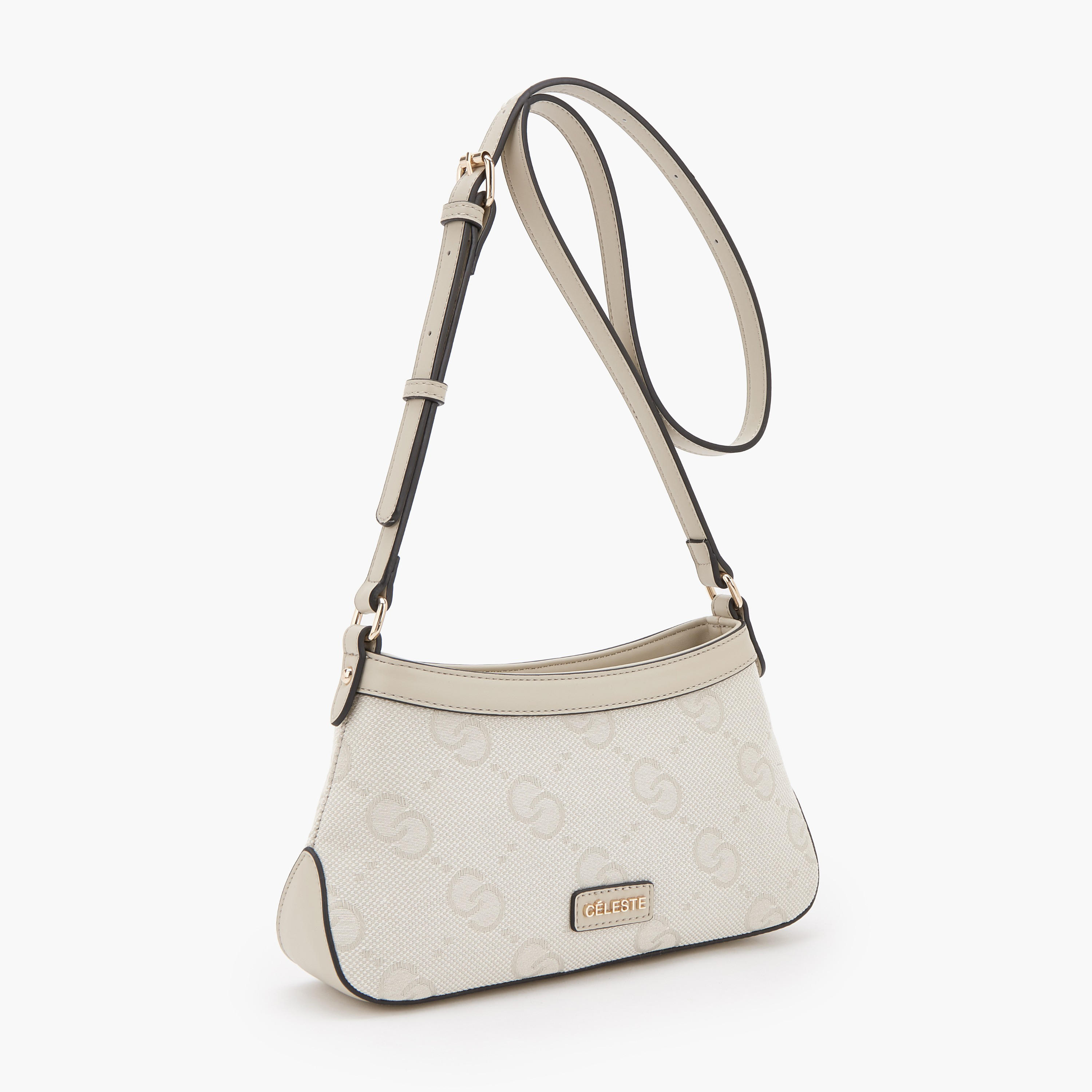 شنطة كروس بودي بارزة الملمس بحزام قابل للتعديل من سيليست-women-bagsandwallets-handbags-image-3