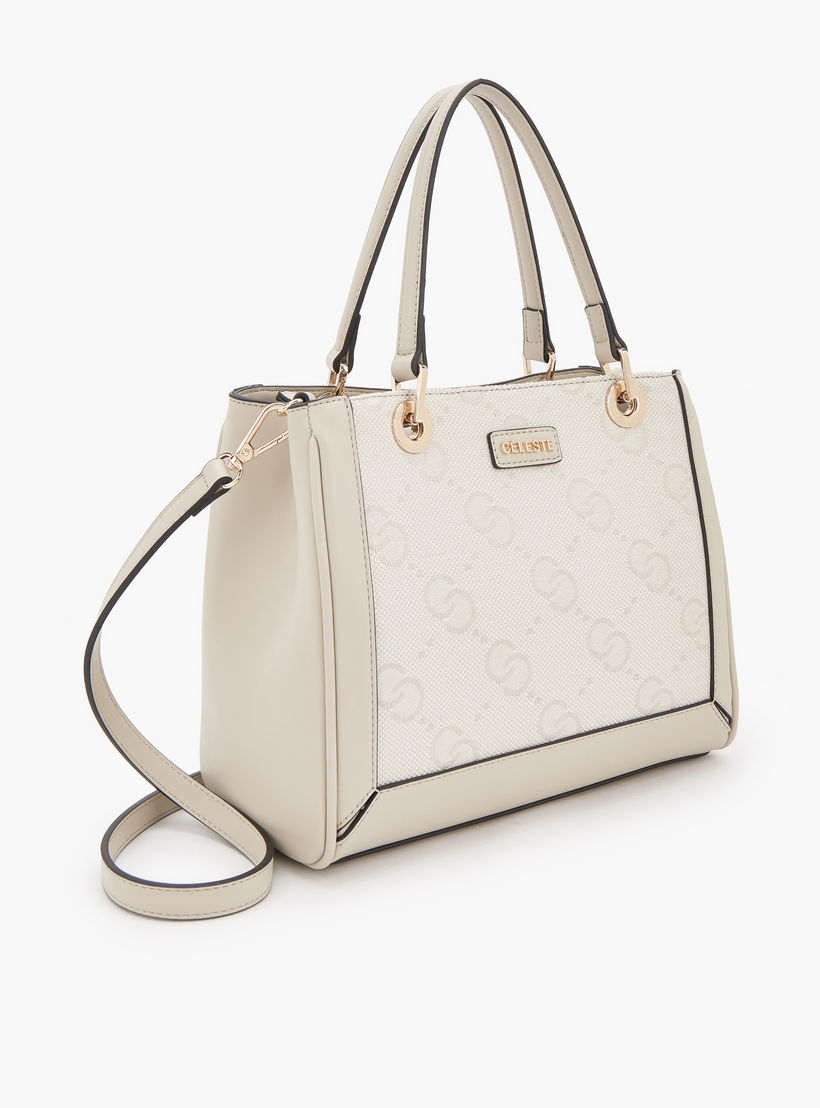 شنطة توتي بارزة الملمس بحزام قابل للفصل من سيليست-women-bagsandwallets-handbags-image-3