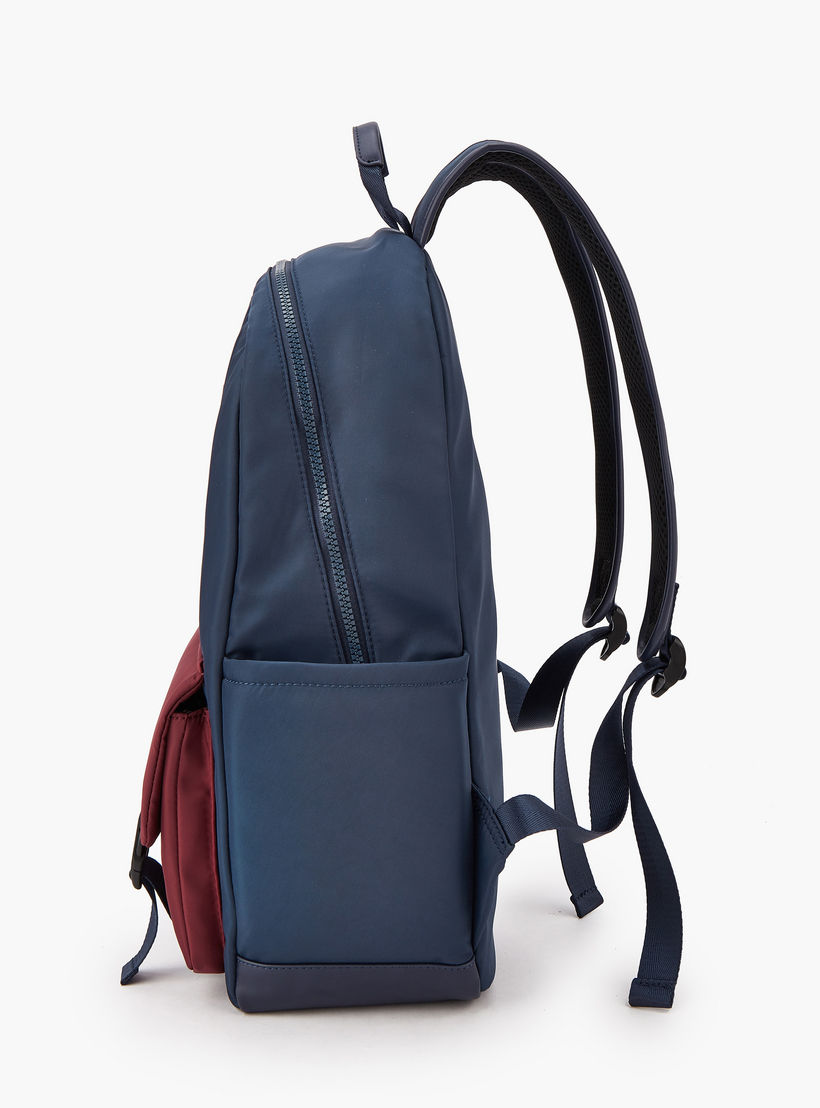 شنطة ظهر قماش سادة بأحزمة قابلة للتعديل من لي كوبر-women-bagsandwallets-backpacks-image-4