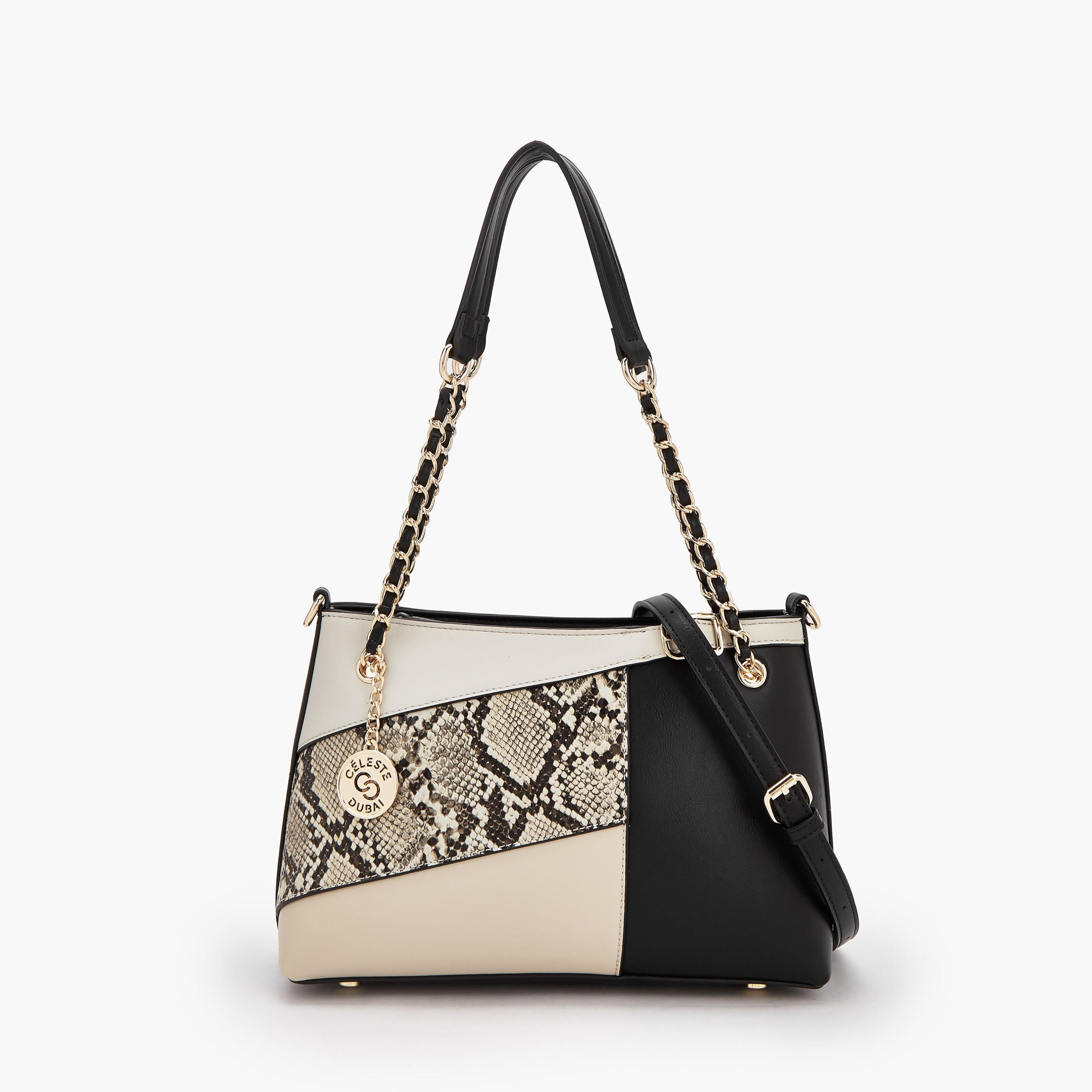 شنطة كتف بحزام قابل للفصل من سيليست-women-bagsandwallets-handbags-image-1