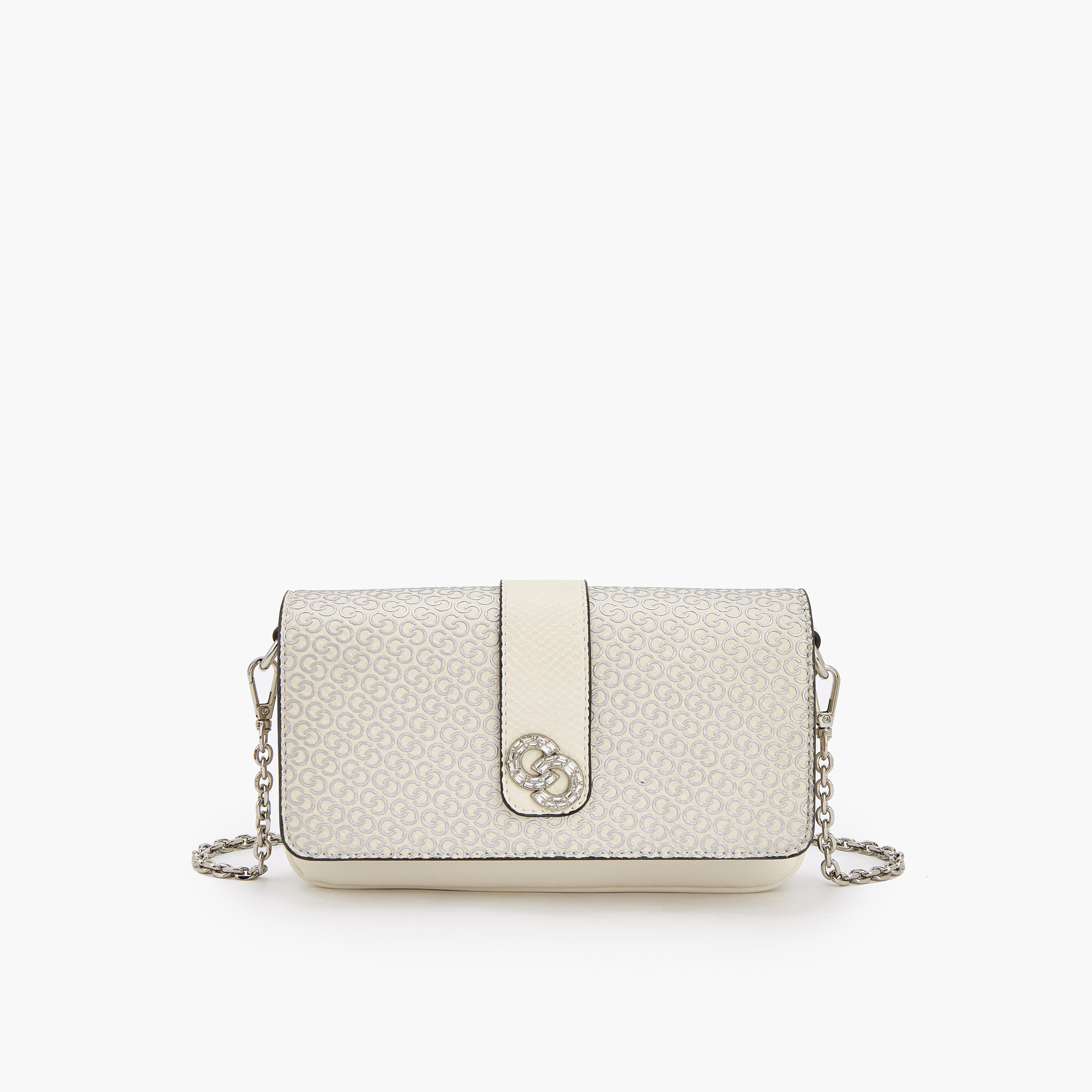 Celeste Monogram Print Sling Bag with Detachable Chain Strap-women-bagsandwallets-handbags-image-1