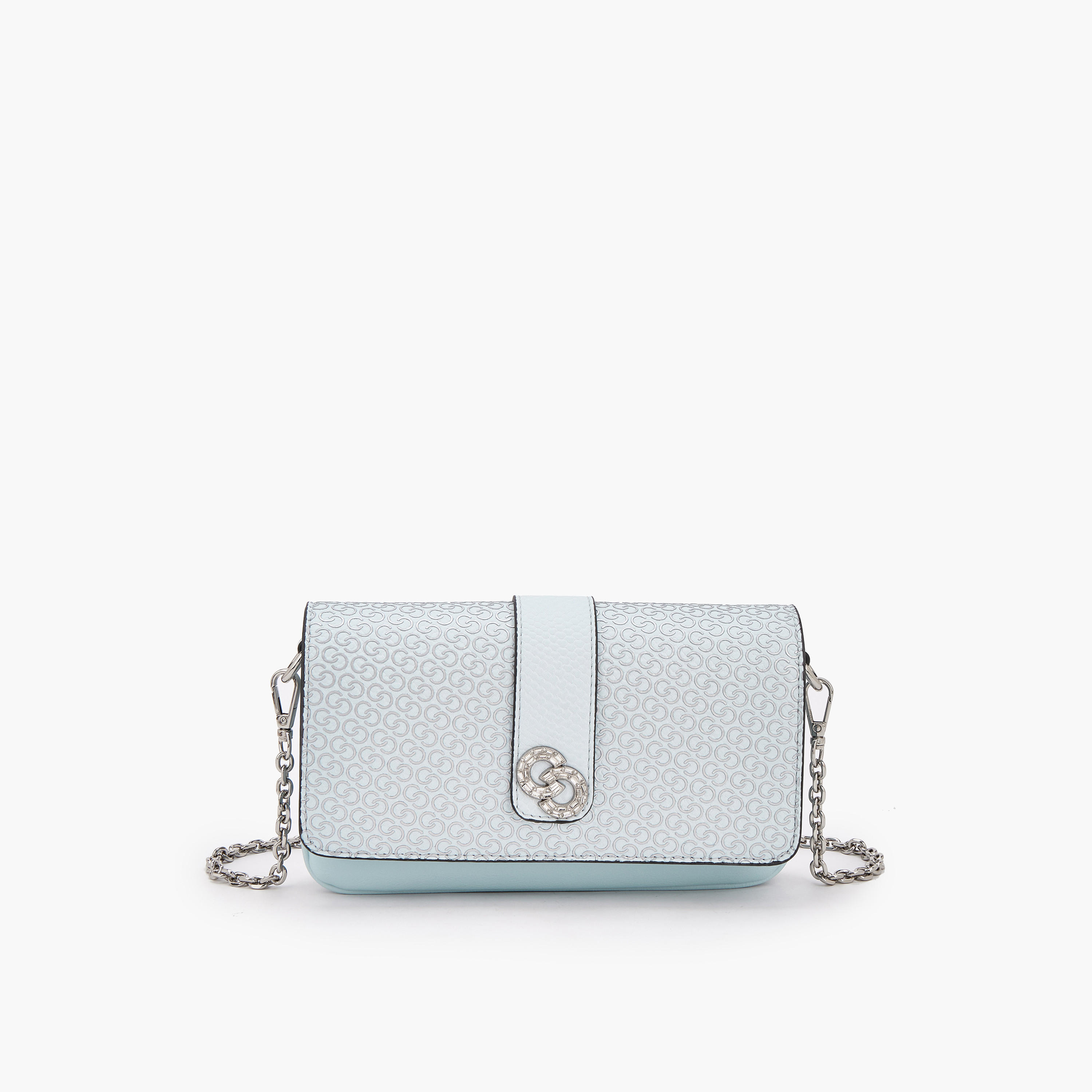 Celeste Monogram Print Sling Bag with Detachable Chain Strap-women-bagsandwallets-handbags-image-1