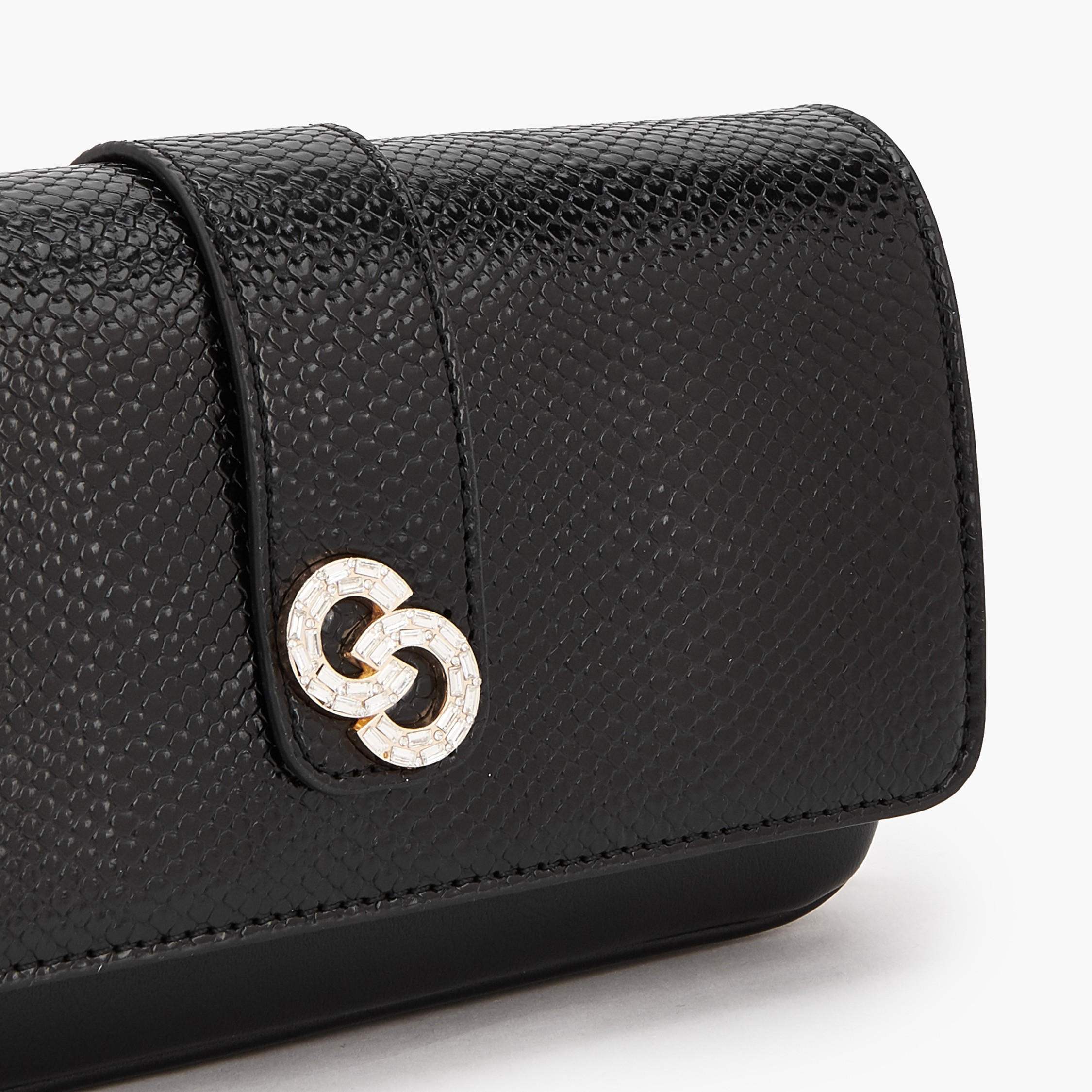 Celeste Textured Sling Bag with Detachable Chain Strap-women-bagsandwallets-handbags-image-3