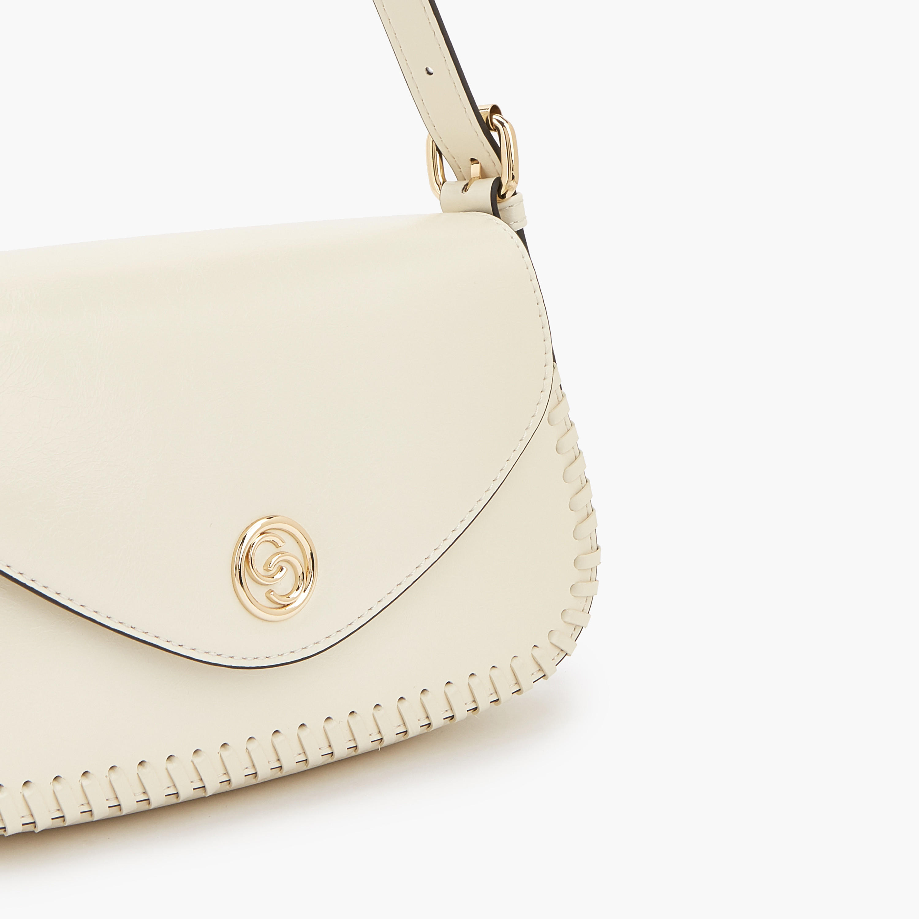 Celeste Stitch Detail Shoulder Bag with Button Closure-women-bagsandwallets-handbags-image-3