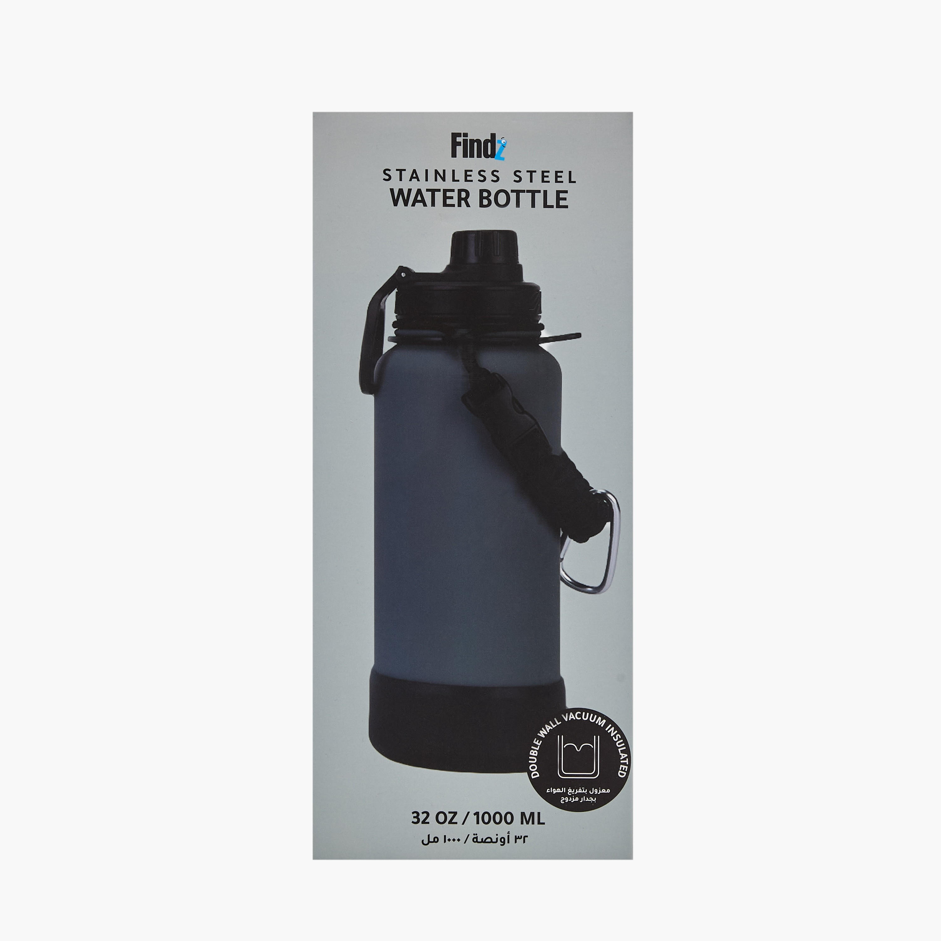 Findz Double Wall Stainless Steel Vacuum Water Bottle - 1 L-household-dining-drinkserveware-bottles-image-9