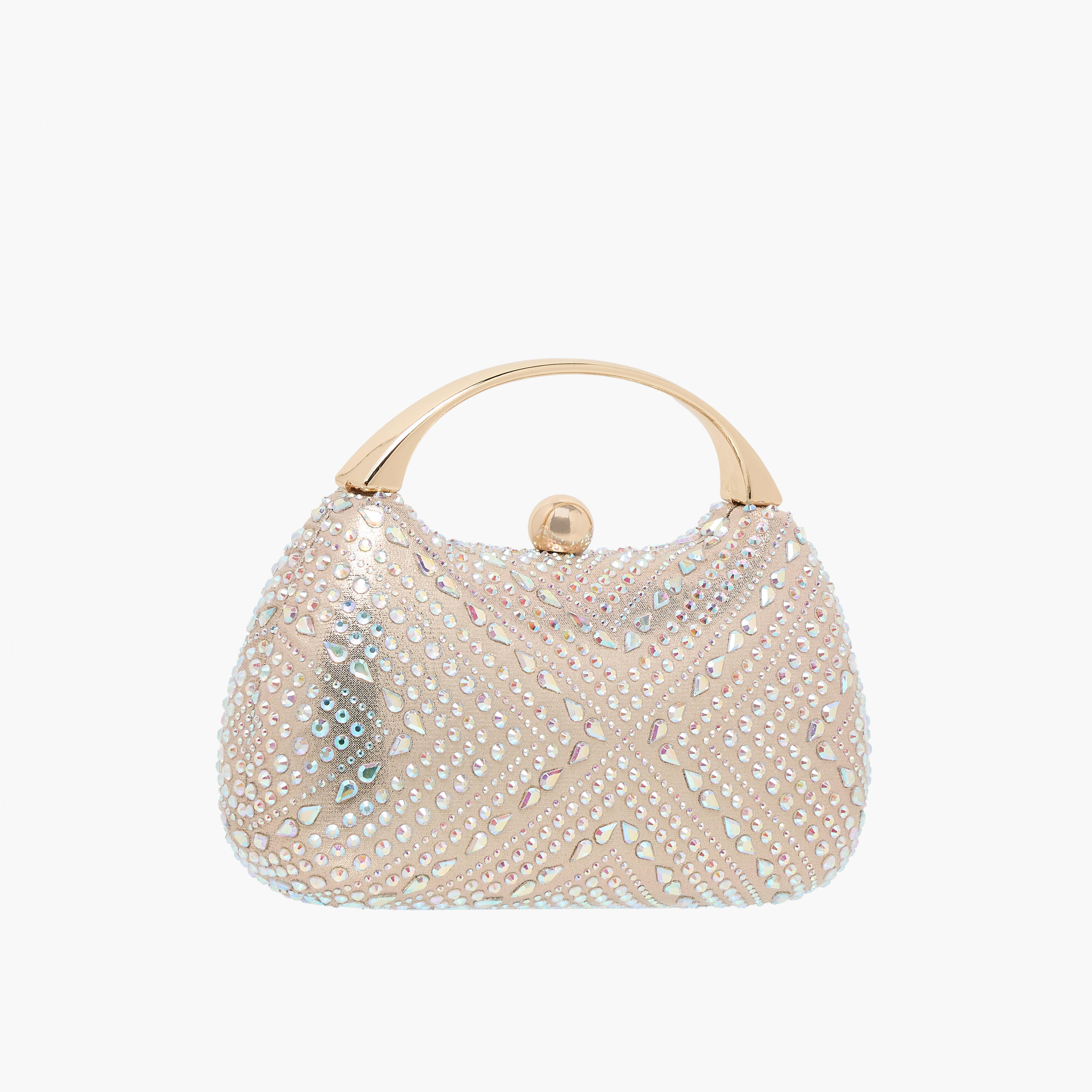 Sasha Diamante Embellished Clutch with Detachable Chain Strap-women-bagsandwallets-handbags-image-4