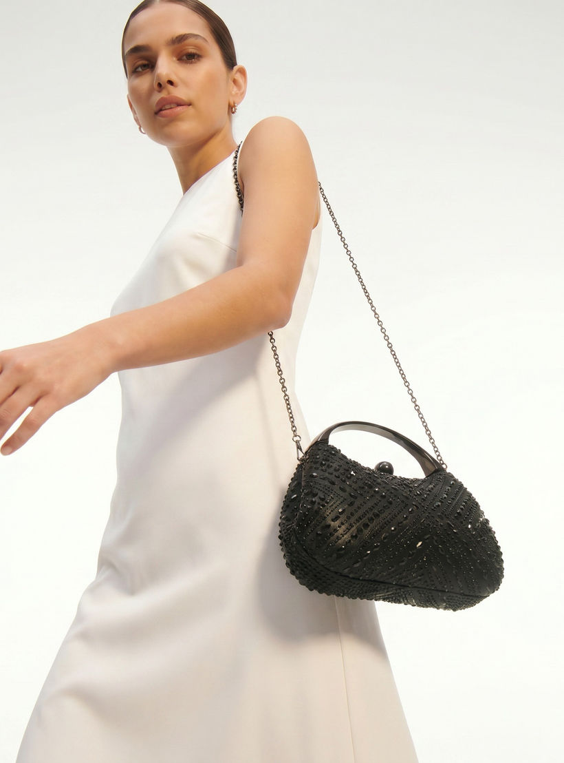 Sasha Diamante Embellished Clutch with Detachable Chain Strap-women-bagsandwallets-handbags-image-8