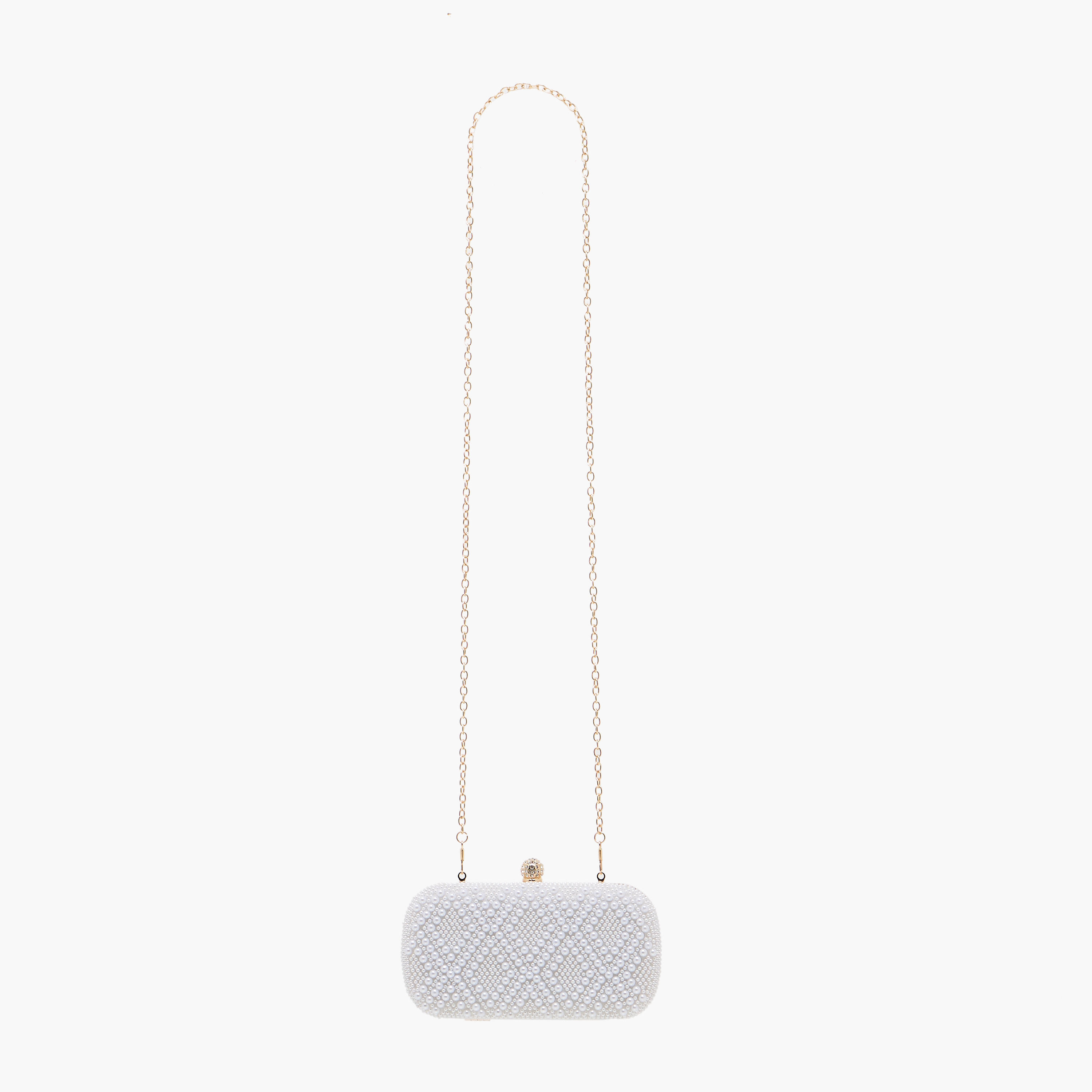 شنطة كلاتش مزينة بحزام سلسلة قابل للفصل من ساشا-women-bagsandwallets-handbags-image-3