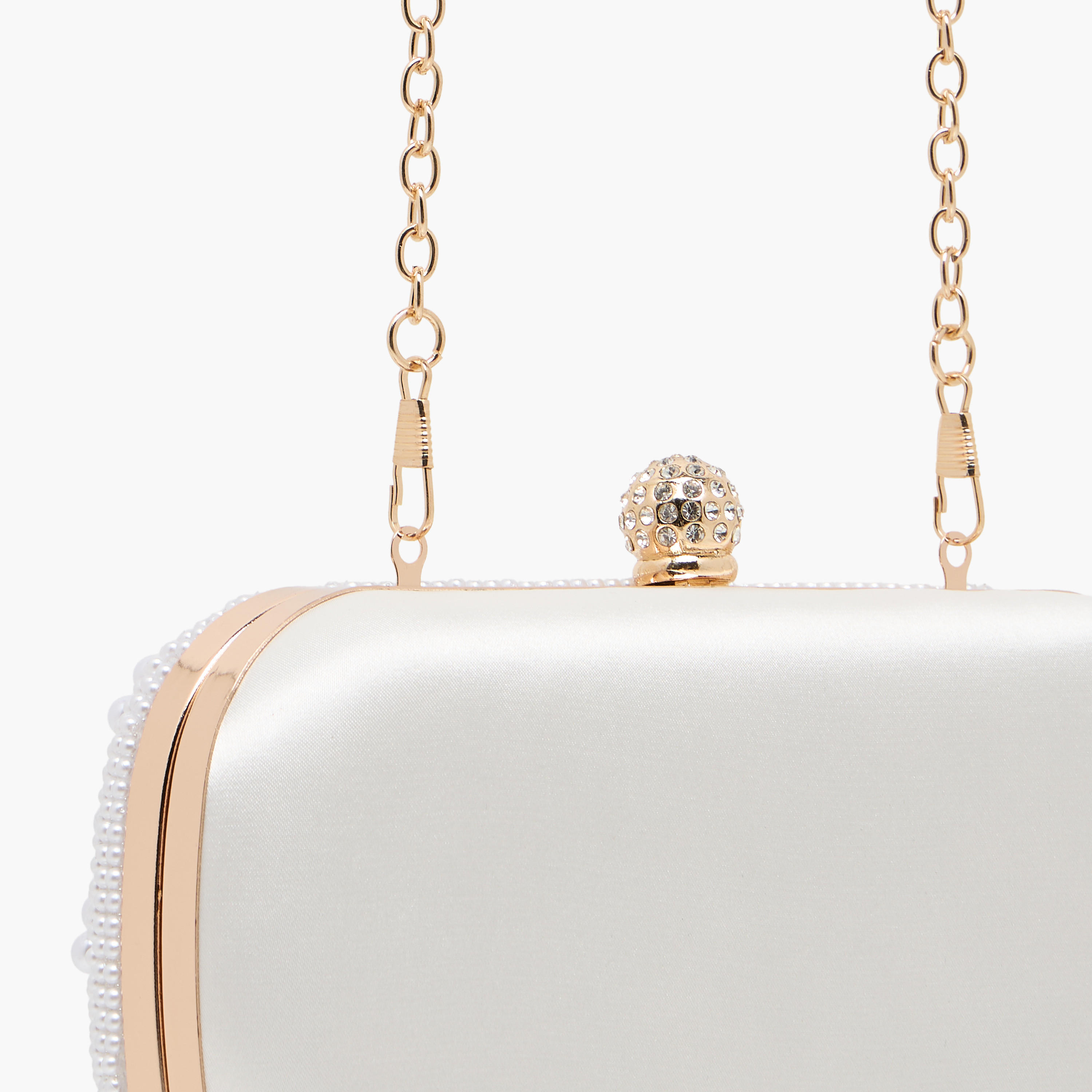 شنطة كلاتش مزينة بحزام سلسلة قابل للفصل من ساشا-women-bagsandwallets-handbags-image-5