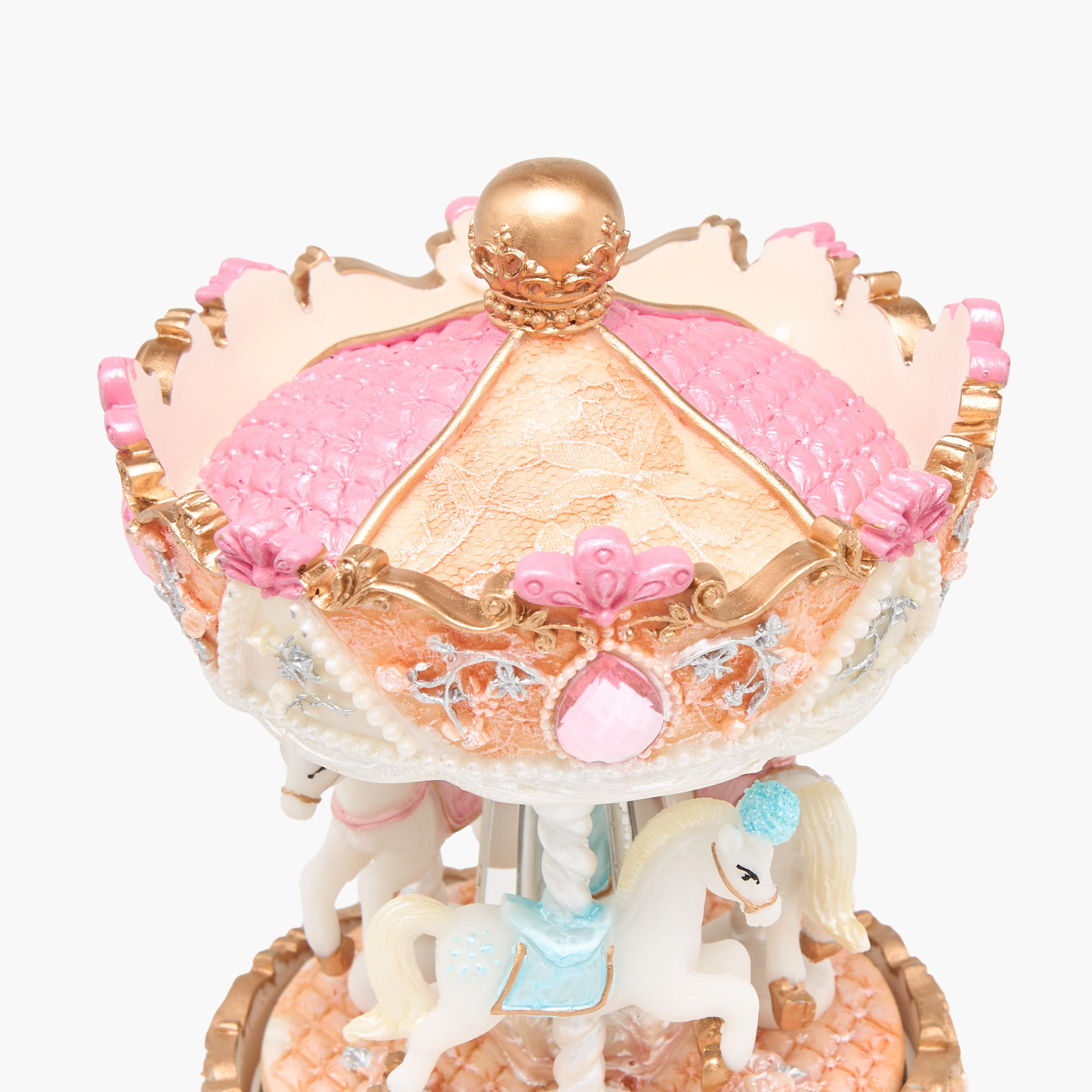 Musical 3-Horse Carousel-household-decor-decorativeobjectsandsculptures-image-4