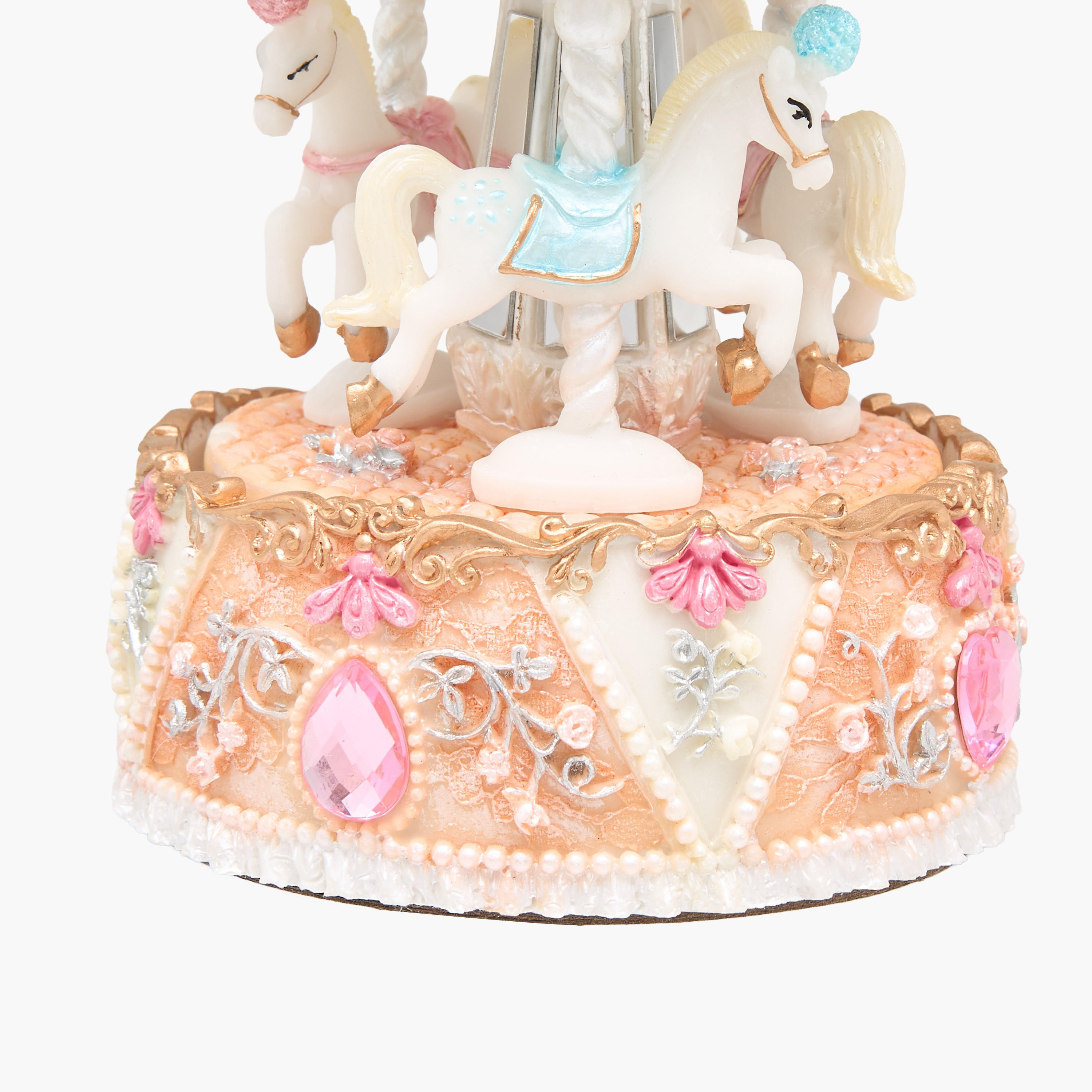 Musical 3-Horse Carousel-household-decor-decorativeobjectsandsculptures-image-5