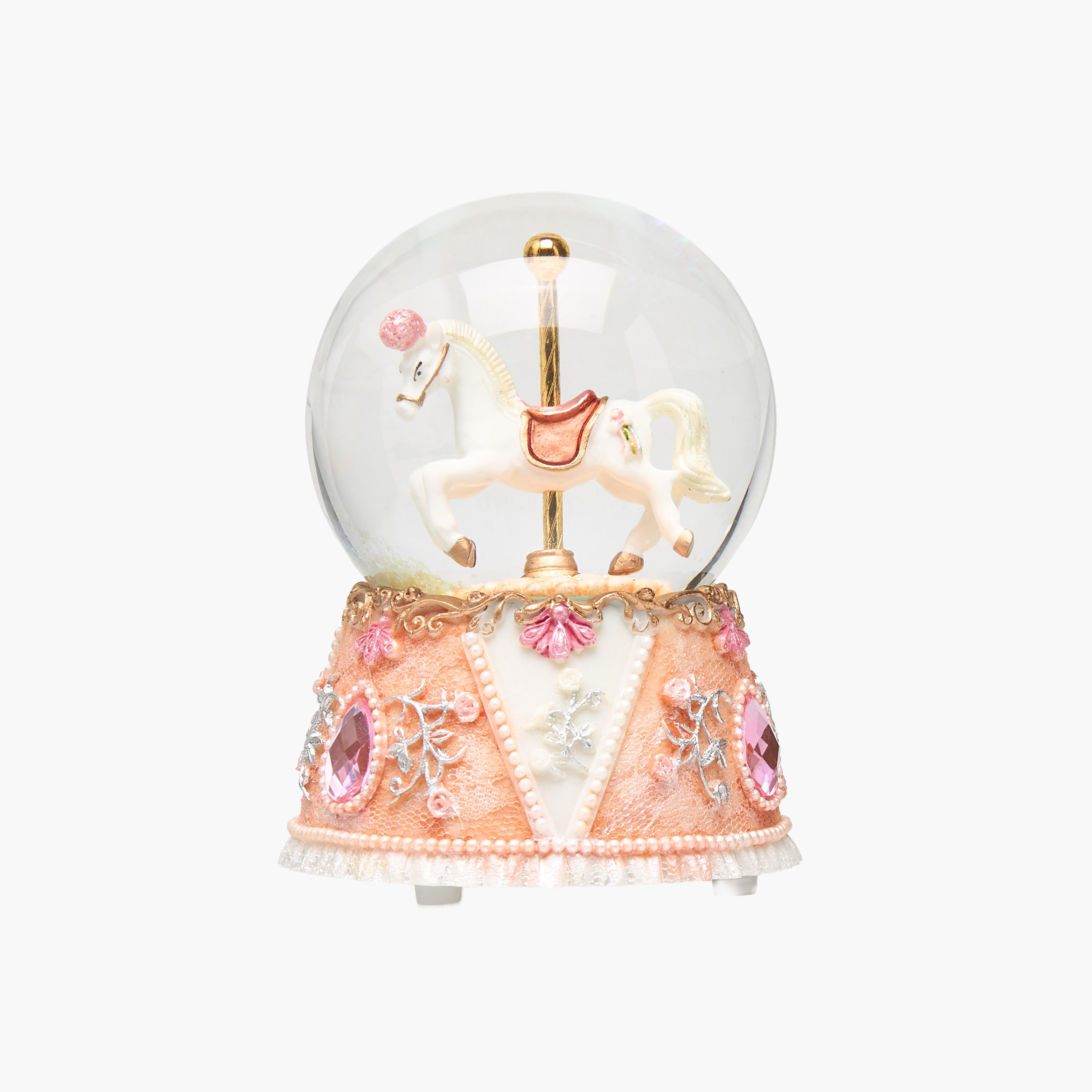 Musical Horse Polyresin Water Globe-household-decor-decorativeobjectsandsculptures-image-1