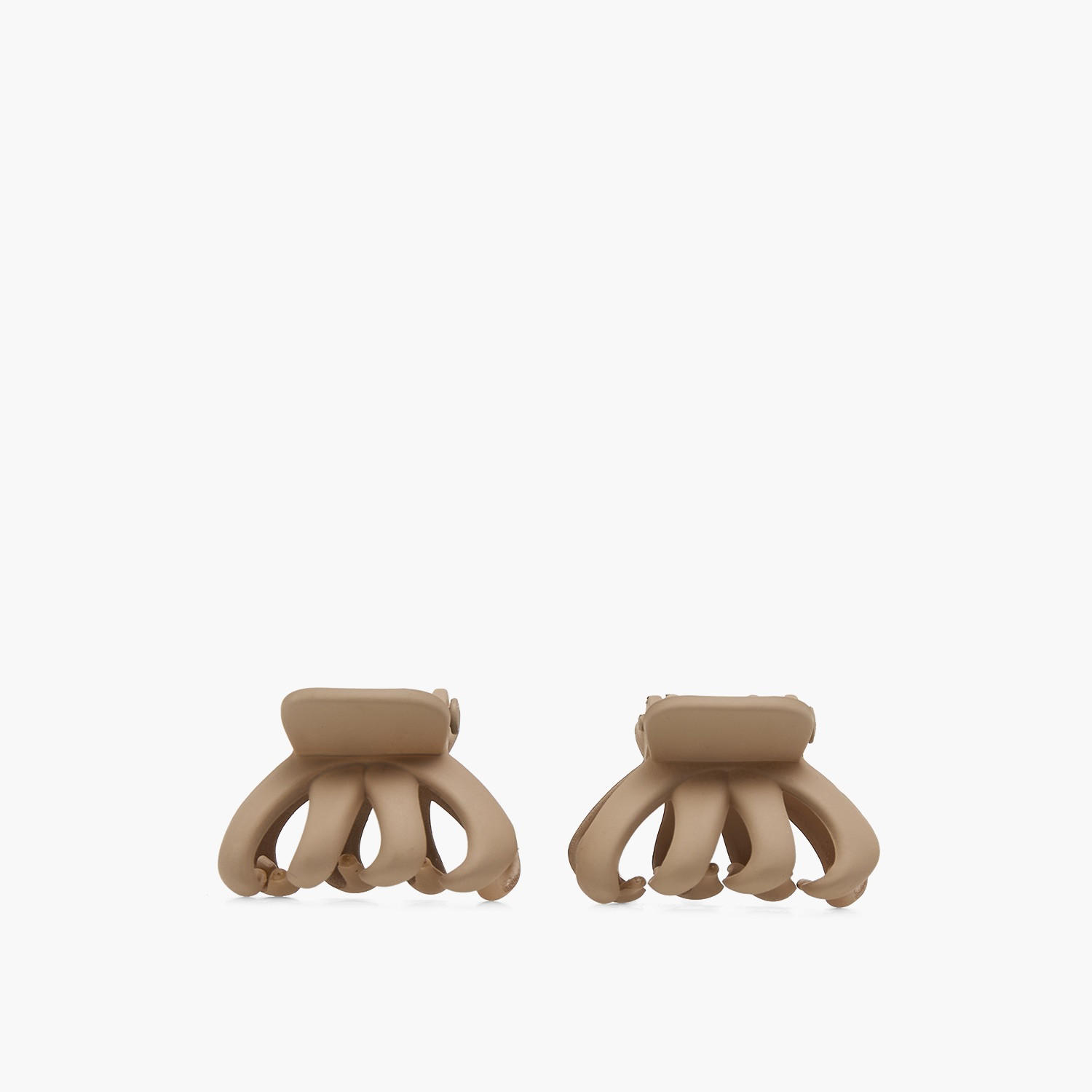 Pack of 6 Curved Hair Clamps with Matte Finish-women-hairaccessories-clamps-image-2
