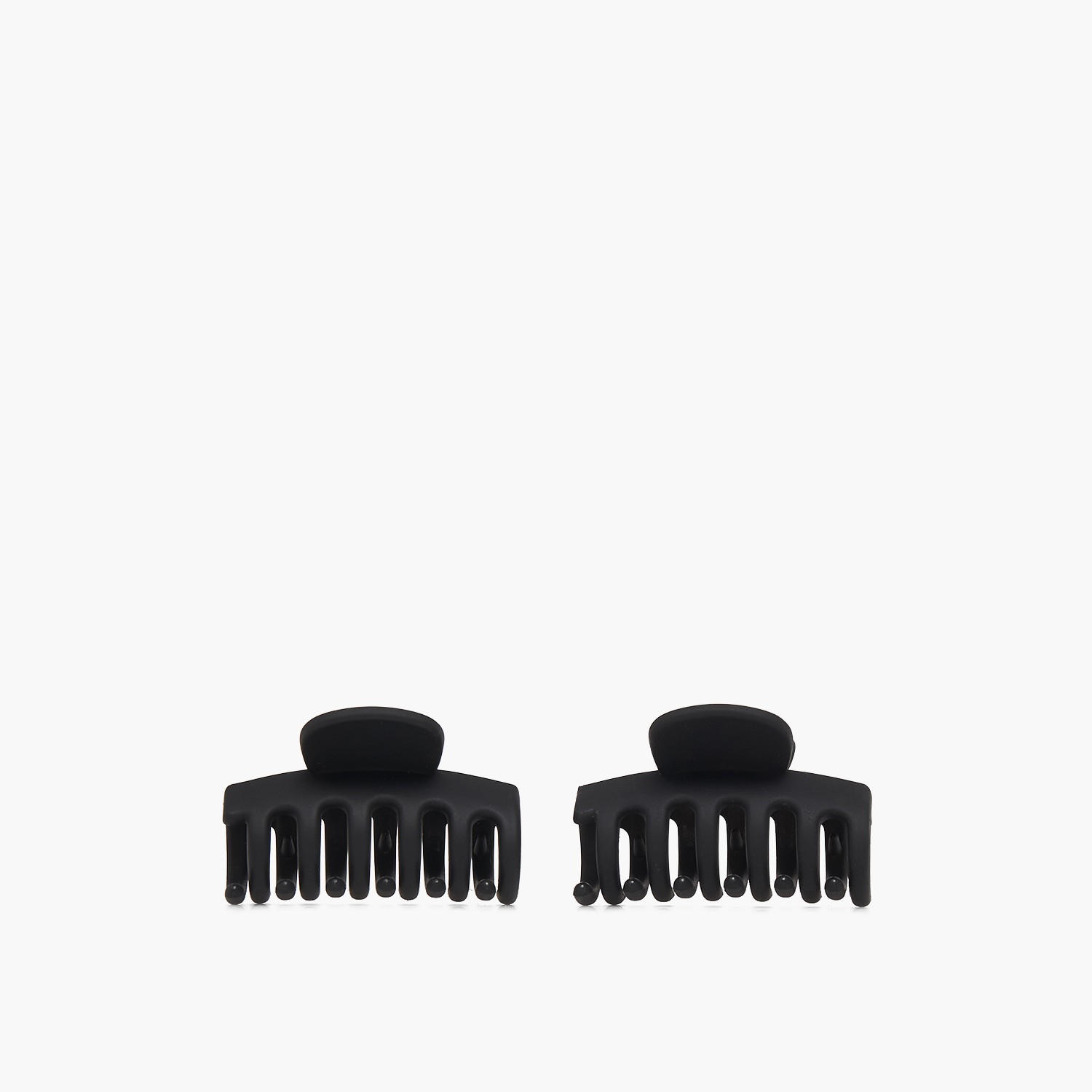 Pack of 6 Rectangular Hair Clamps with Matte Finish-women-hairaccessories-clamps-image-2
