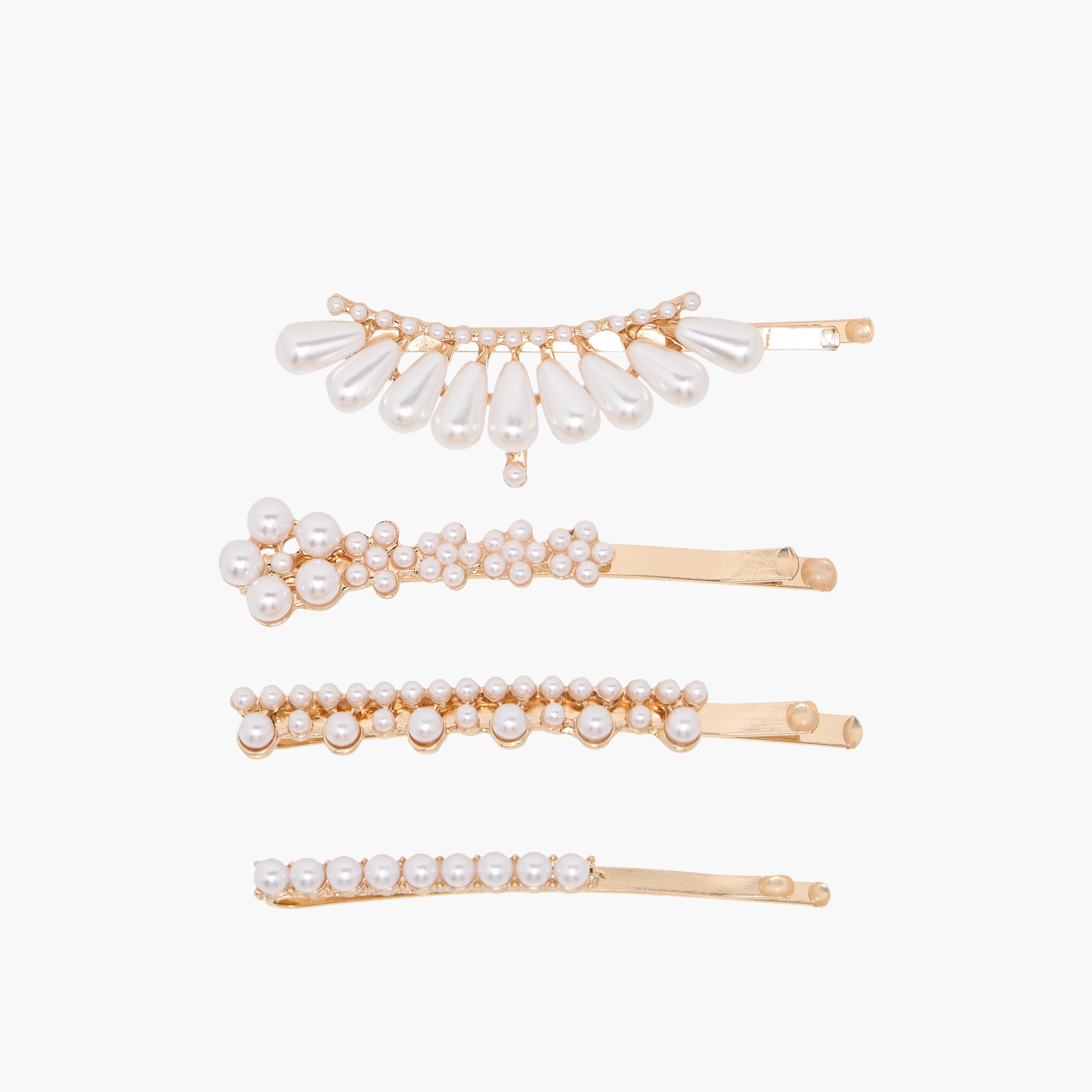 Pack of 4 Embellished Hair Pins-women-hairaccessories-hairpins-image-1