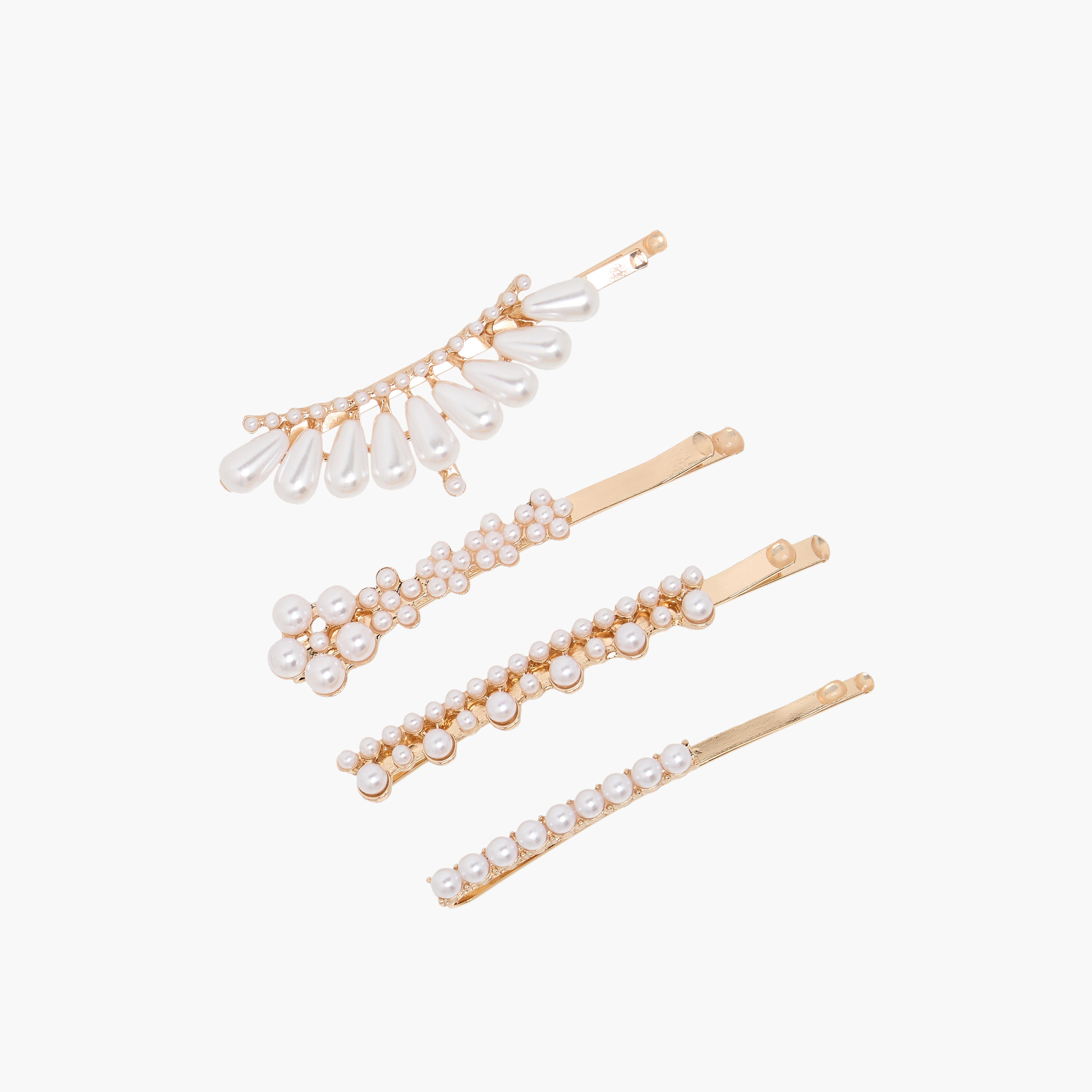 Pack of 4 Embellished Hair Pins-women-hairaccessories-hairpins-image-2