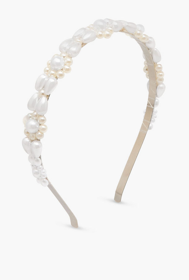 Pearl Embellished Hairband-women-image-1