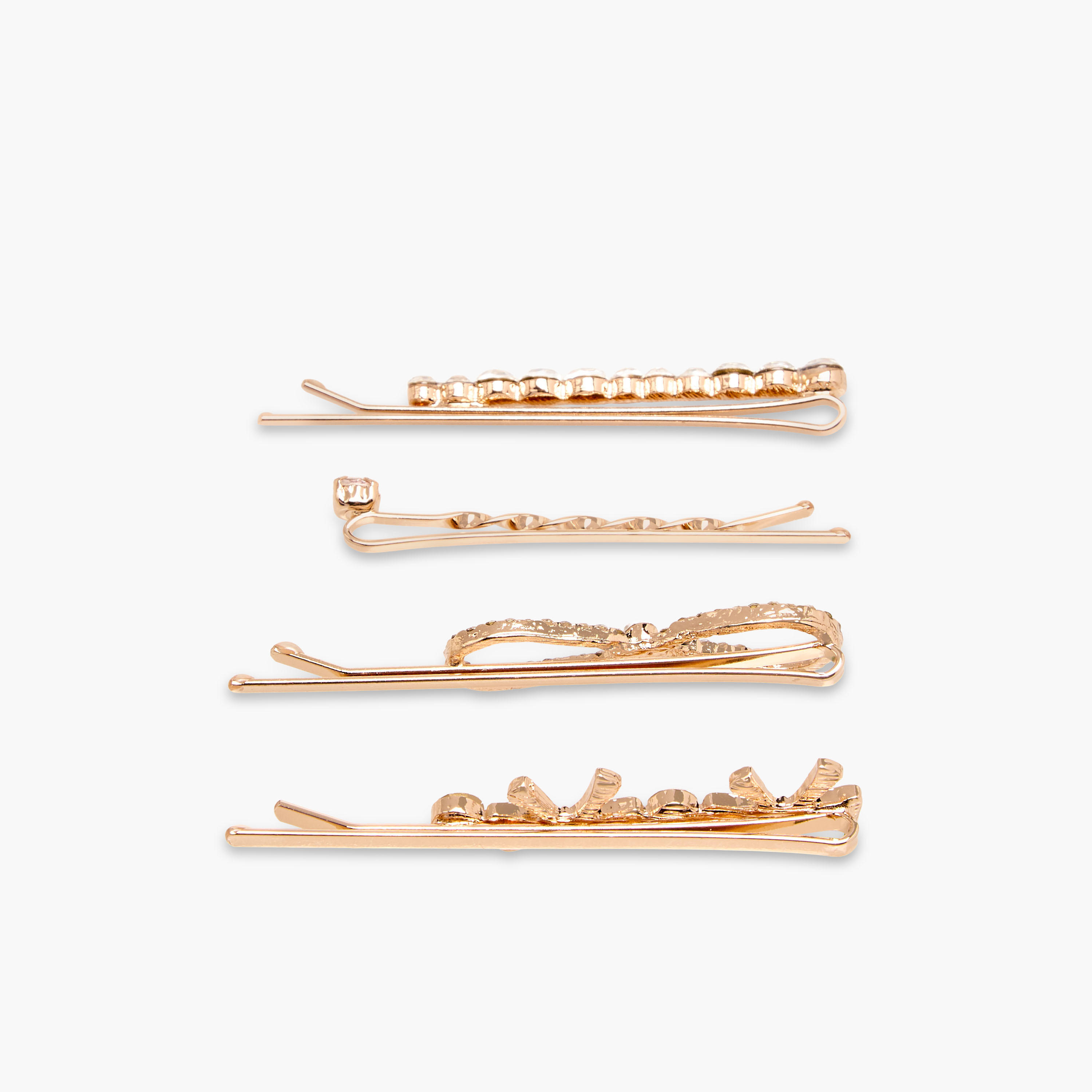 Pack of 4 Embellished Hair Pin-women-hairaccessories-hairpins-image-4