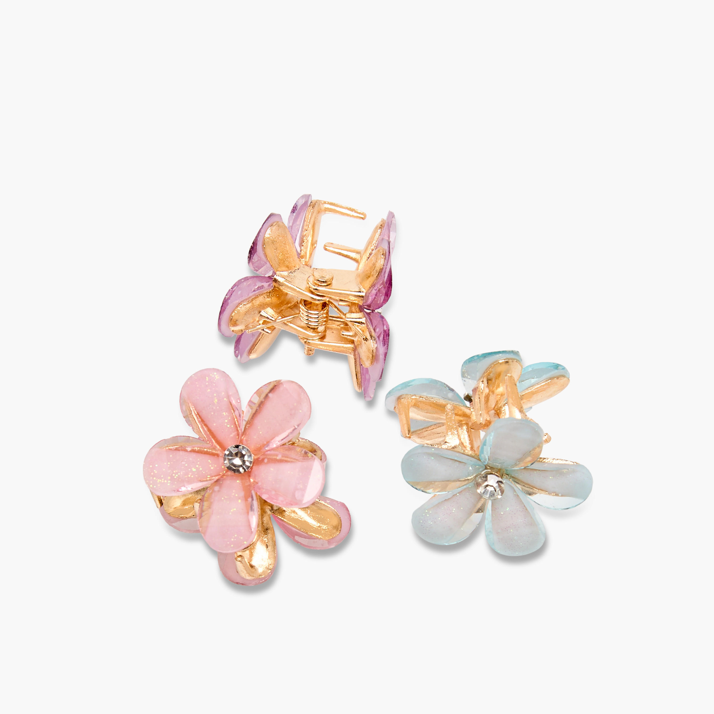 Pack of 6 Floral Hair Clamp-women-hairaccessories-clamps-image-10