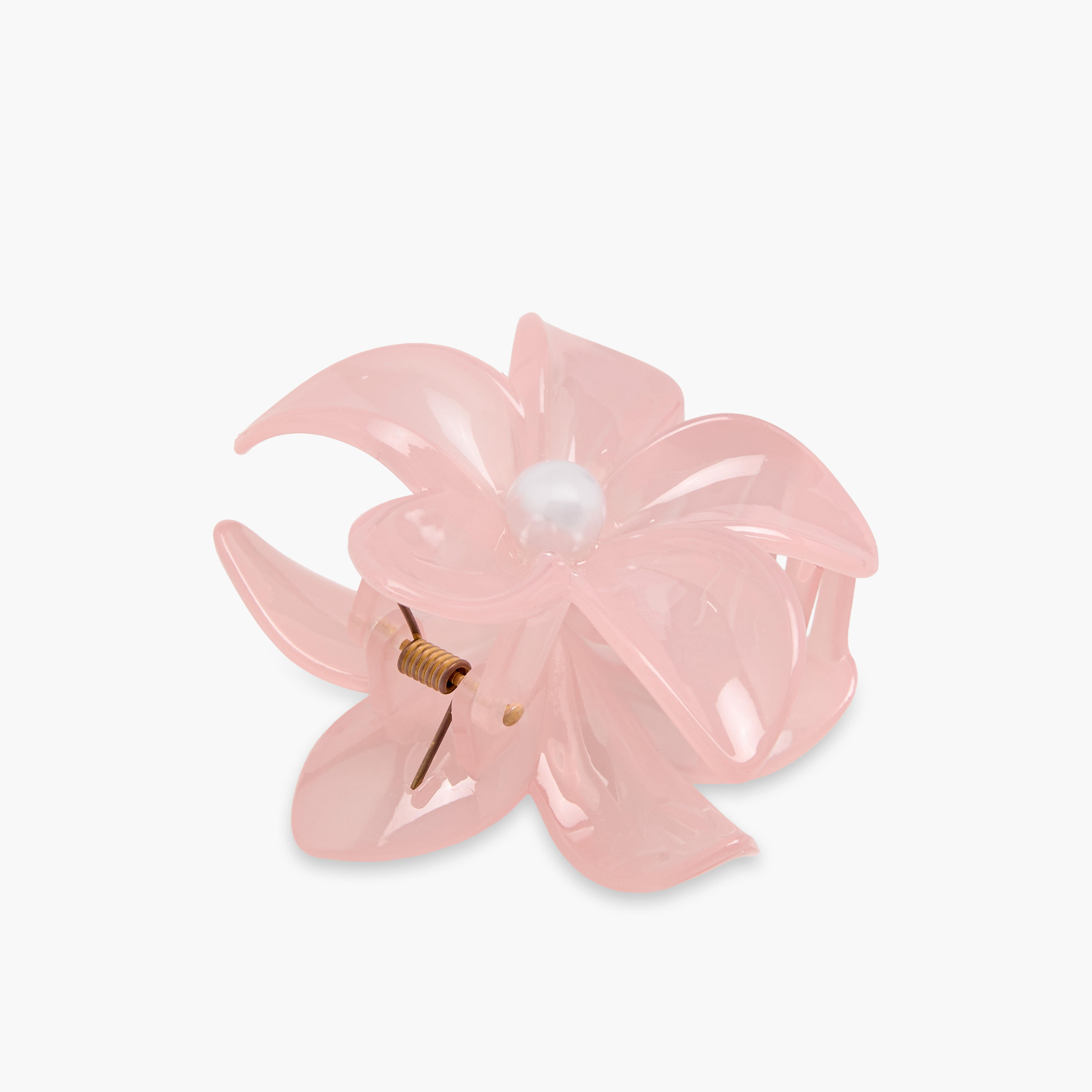 Floral Hair Clamp with Embellishment-women-hairaccessories-clamps-image-2