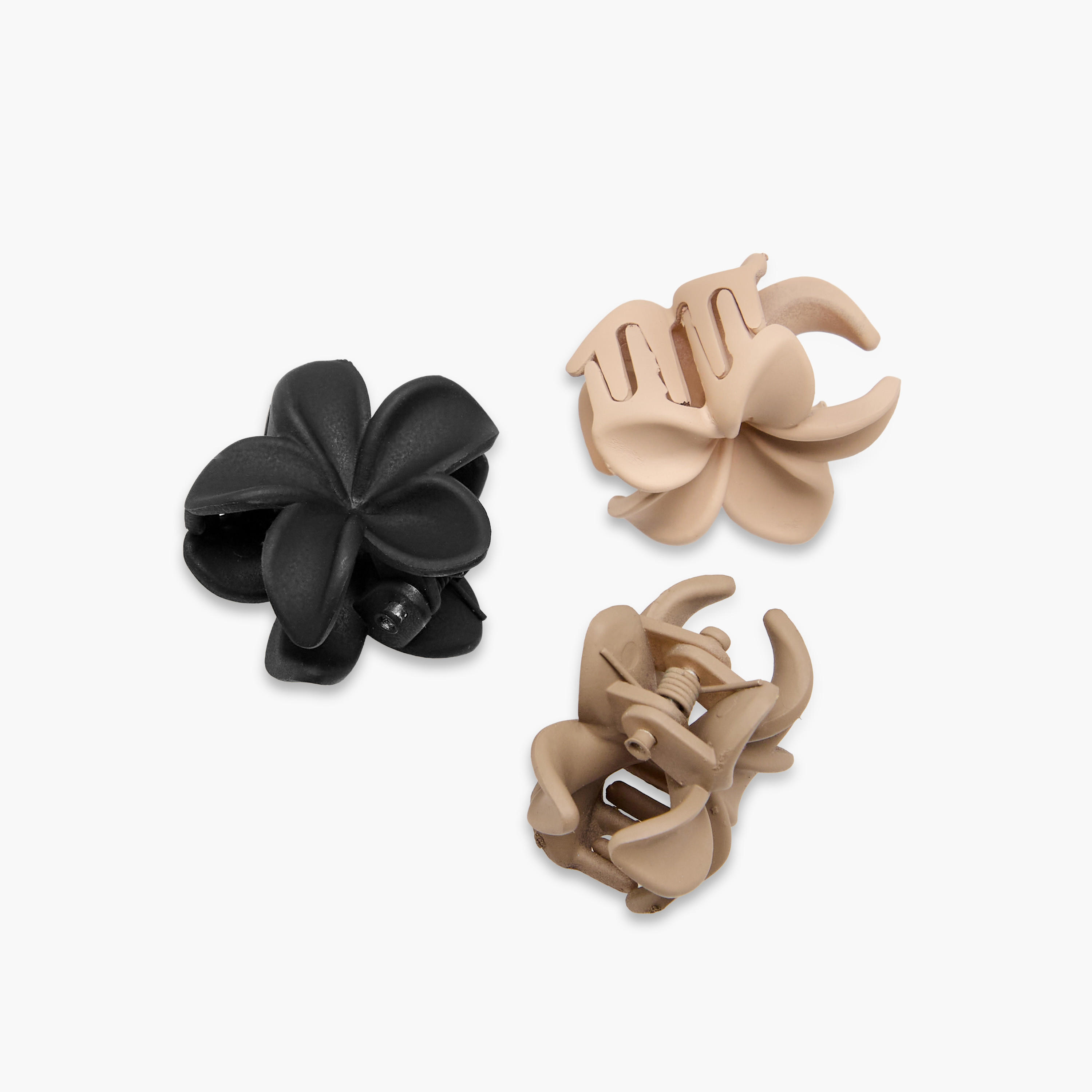 Pack of 6 Floral Hair Clamp with Matte Finish-women-hairaccessories-clamps-image-10