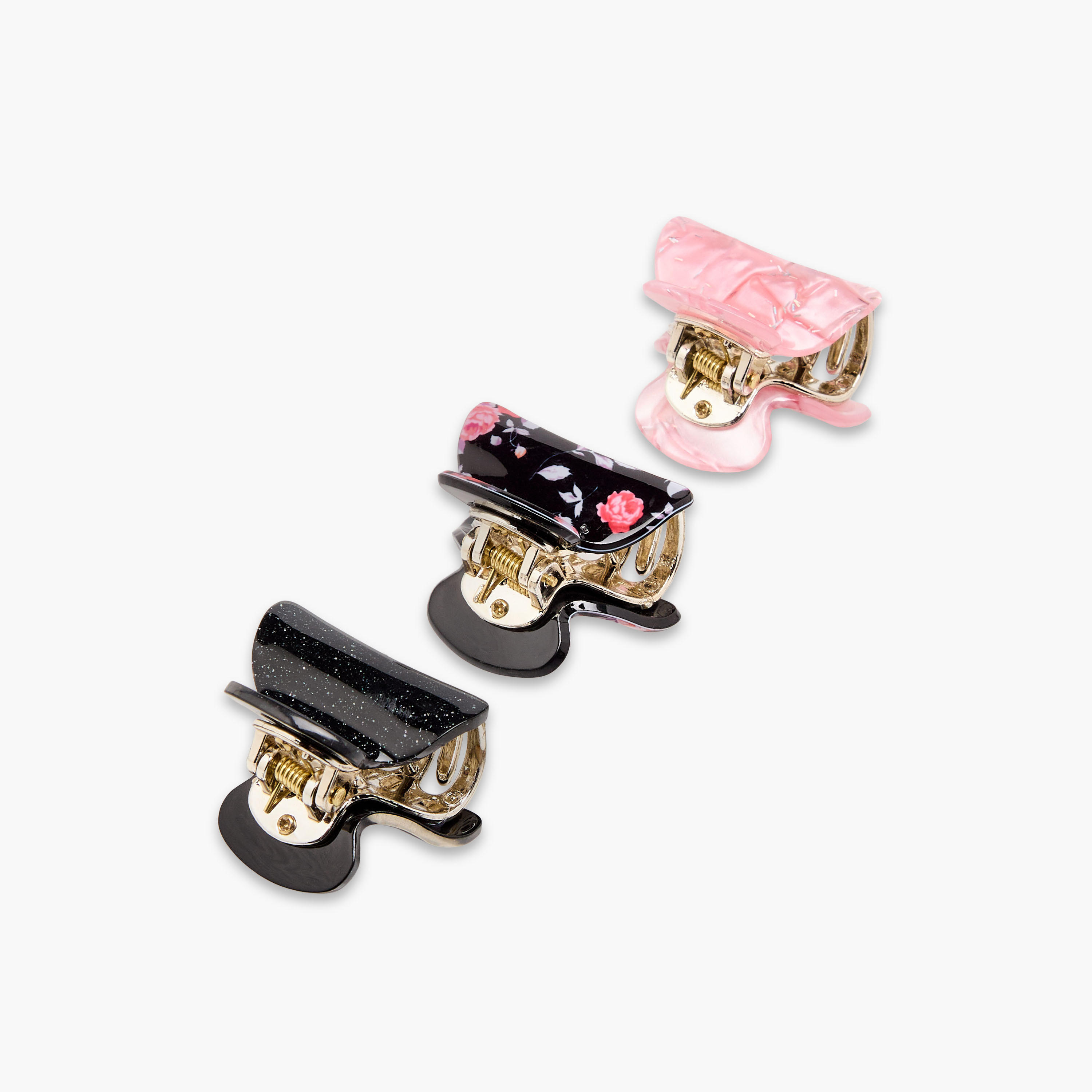 Pack of 3 Curved Hair Clamp-women-hairaccessories-clamps-image-5
