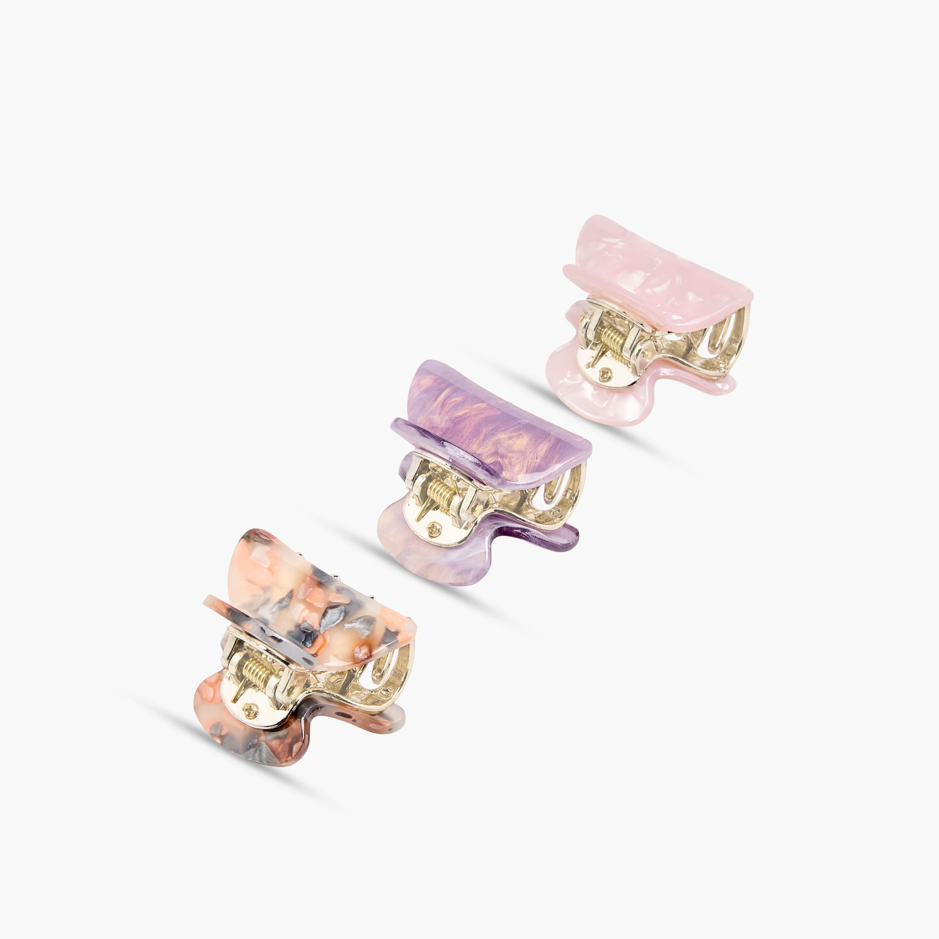 Pack of 3 Curved Hair Clamp-women-hairaccessories-clamps-image-5