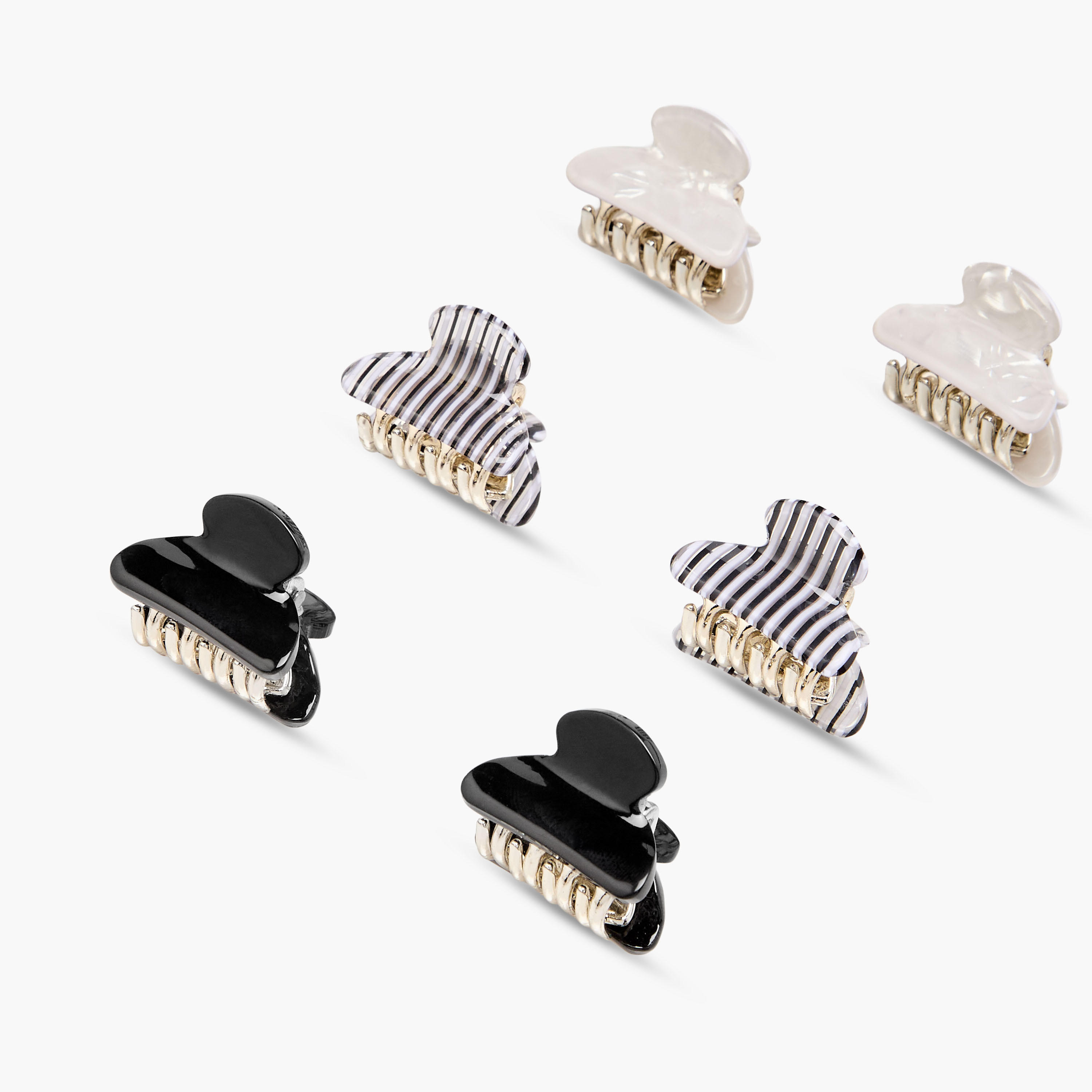 Pack of 6 Curved Hair Clamp-women-hairaccessories-clamps-image-8