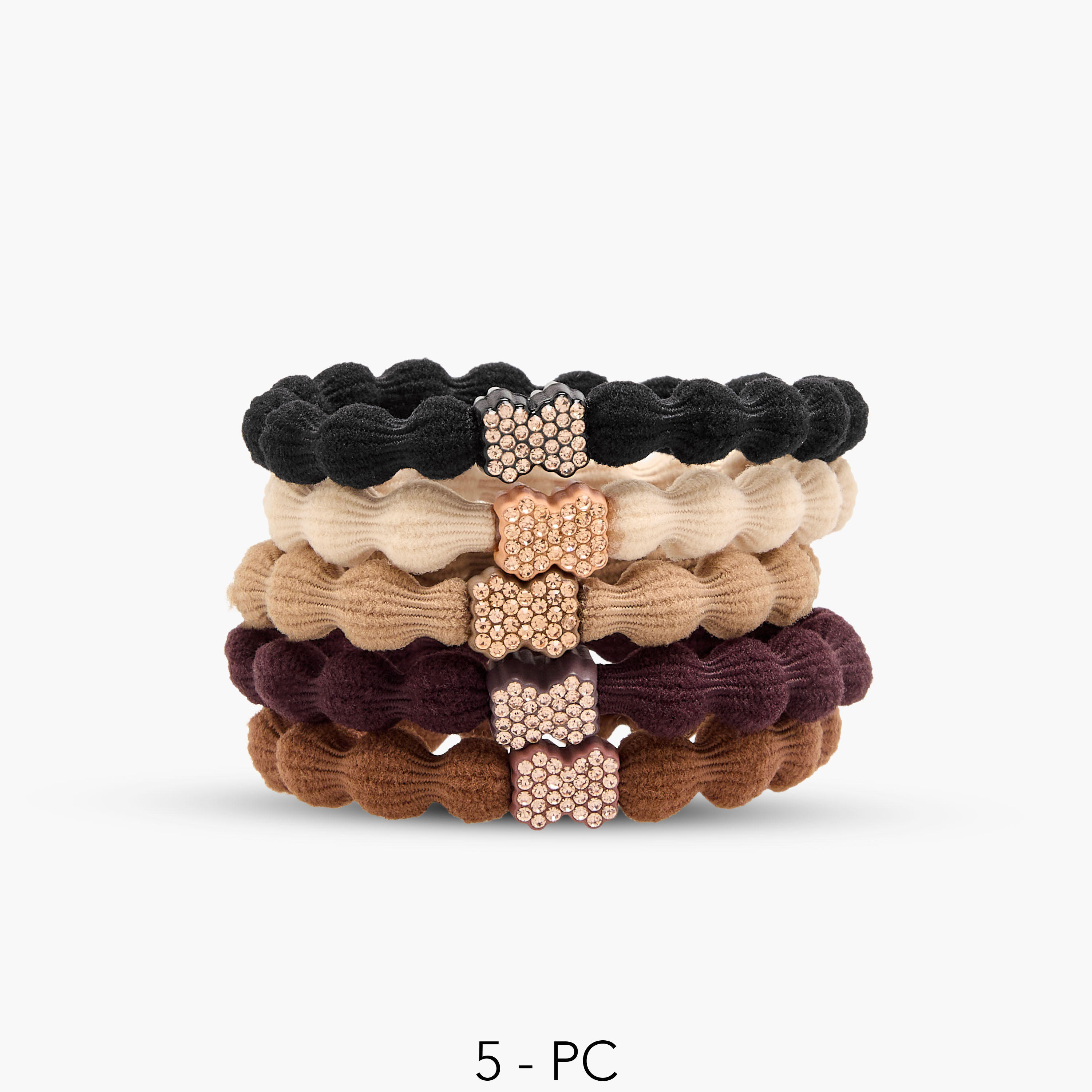 Pack of 5 Hair Tie-women-hairaccessories-bands-image-1
