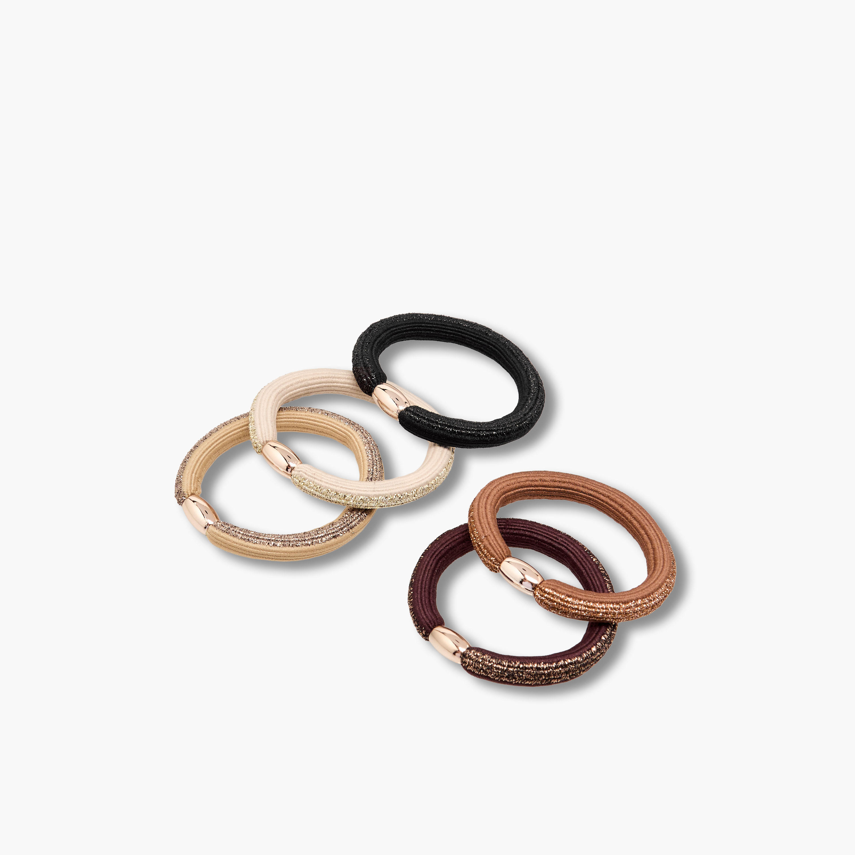 Pack of 5 Hair Tie-women-hairaccessories-bands-image-2