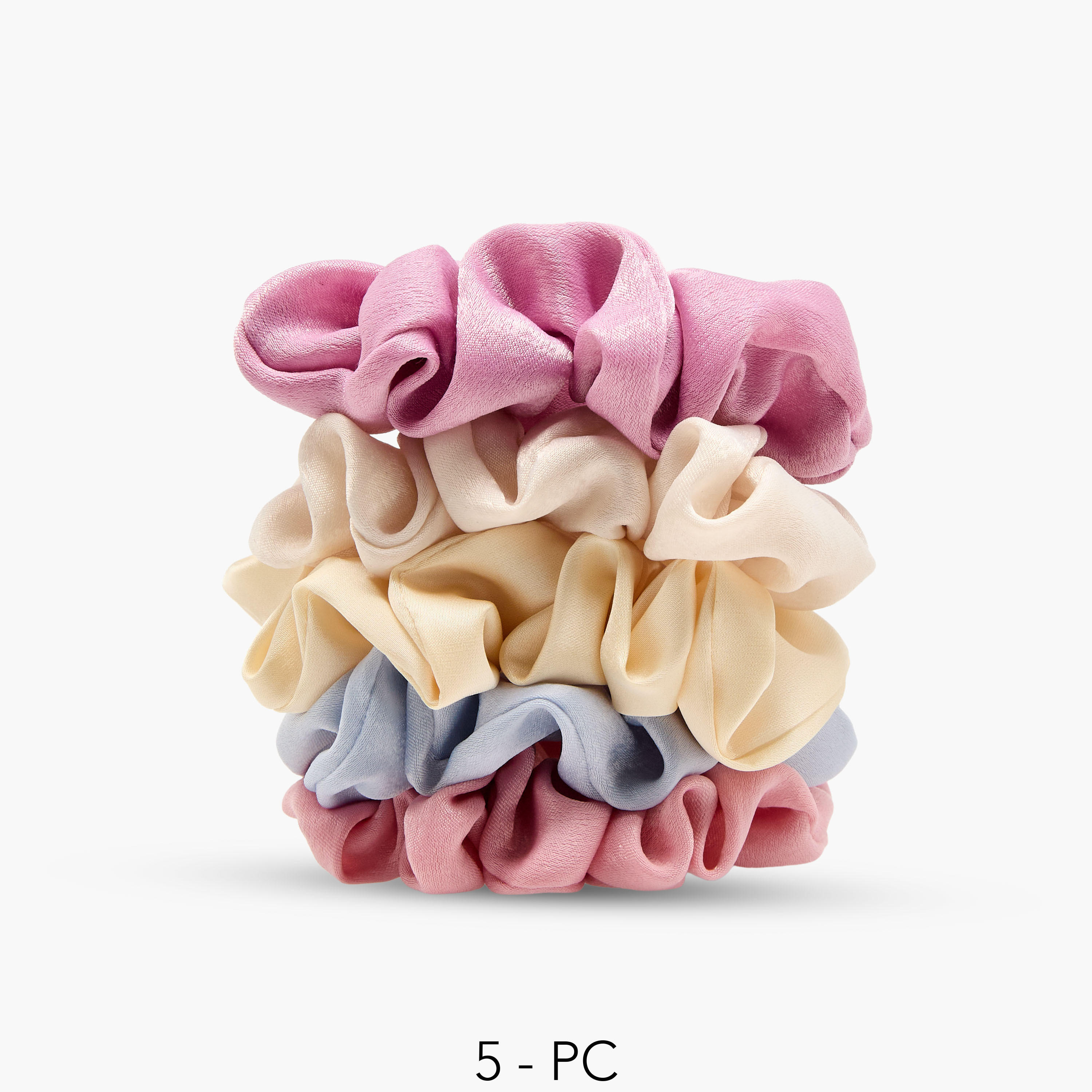 ربطات شعر سكرانشي - عبوة 5 قطع-women-hairaccessories-scrunchies-image-1