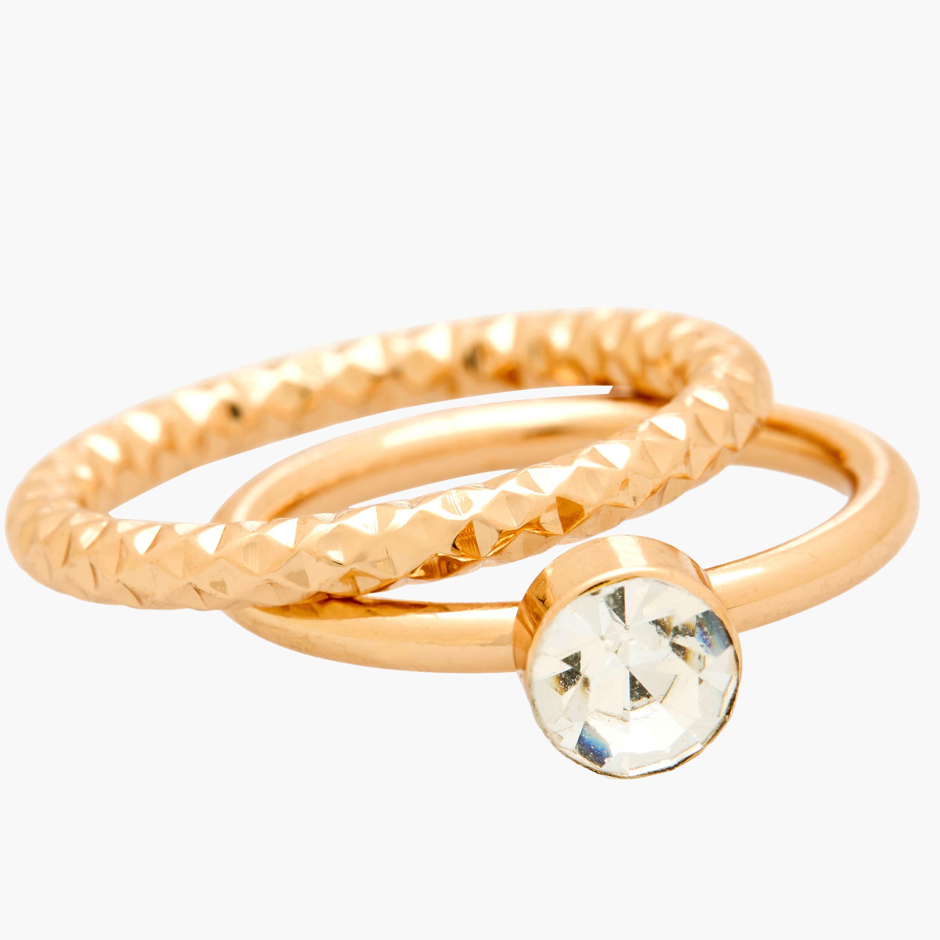 Set of 7 - Assorted Gold Tone Ring-women-watchesandjewellery-jewellery-rings-image-3