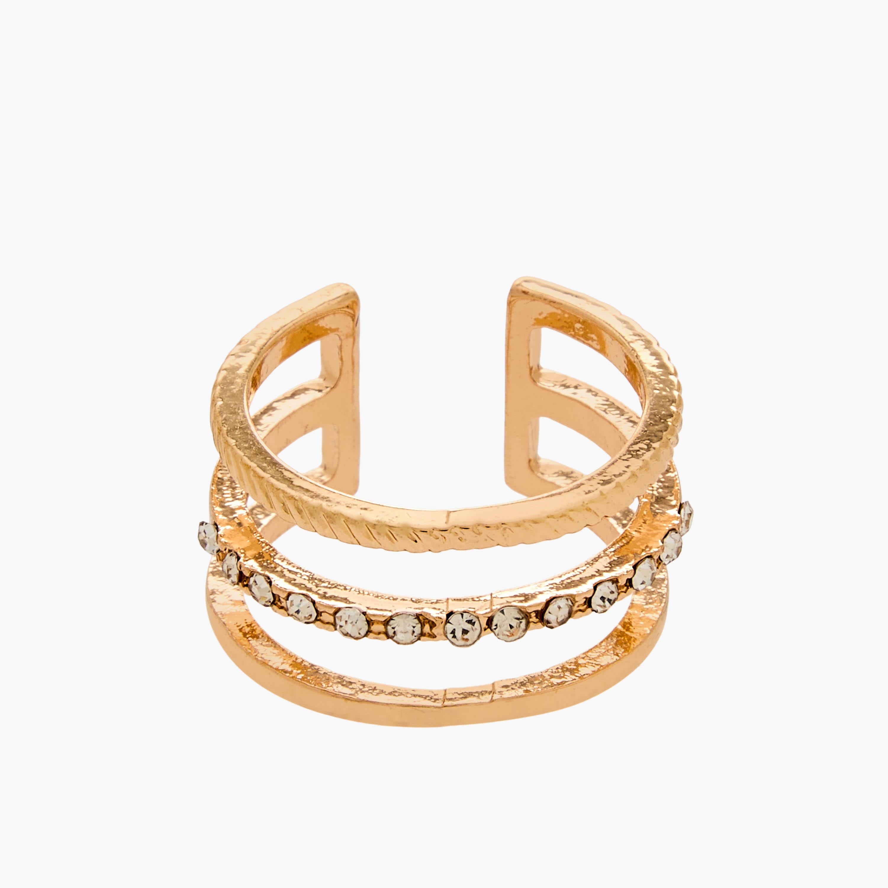 طقم خواتم ذهبية 6 قطع متنوعة-women-watchesandjewellery-jewellery-rings-image-2