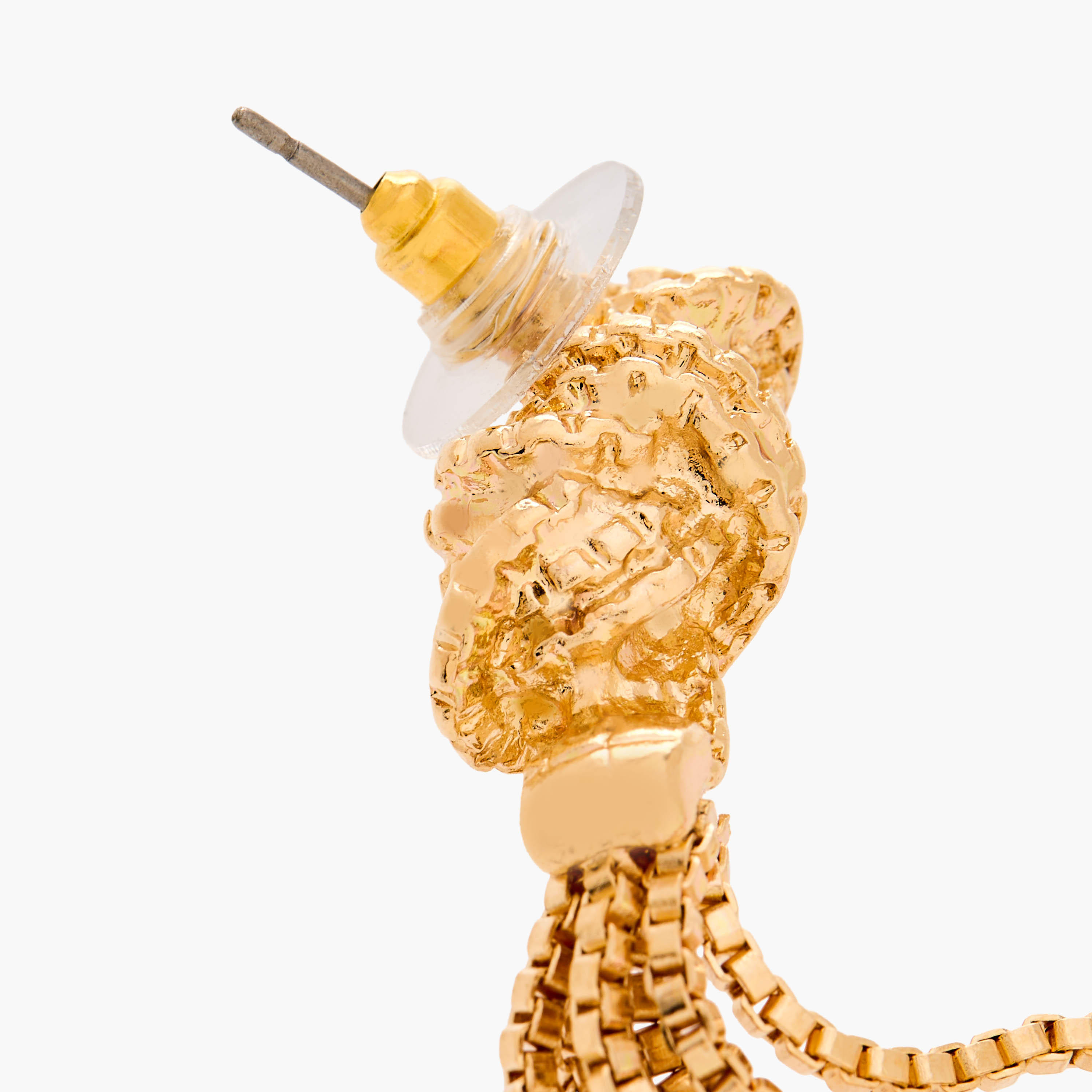 Gold Tone Dangler Earrings with Pushback Closure-women-watchesandjewellery-jewellery-earrings-image-4