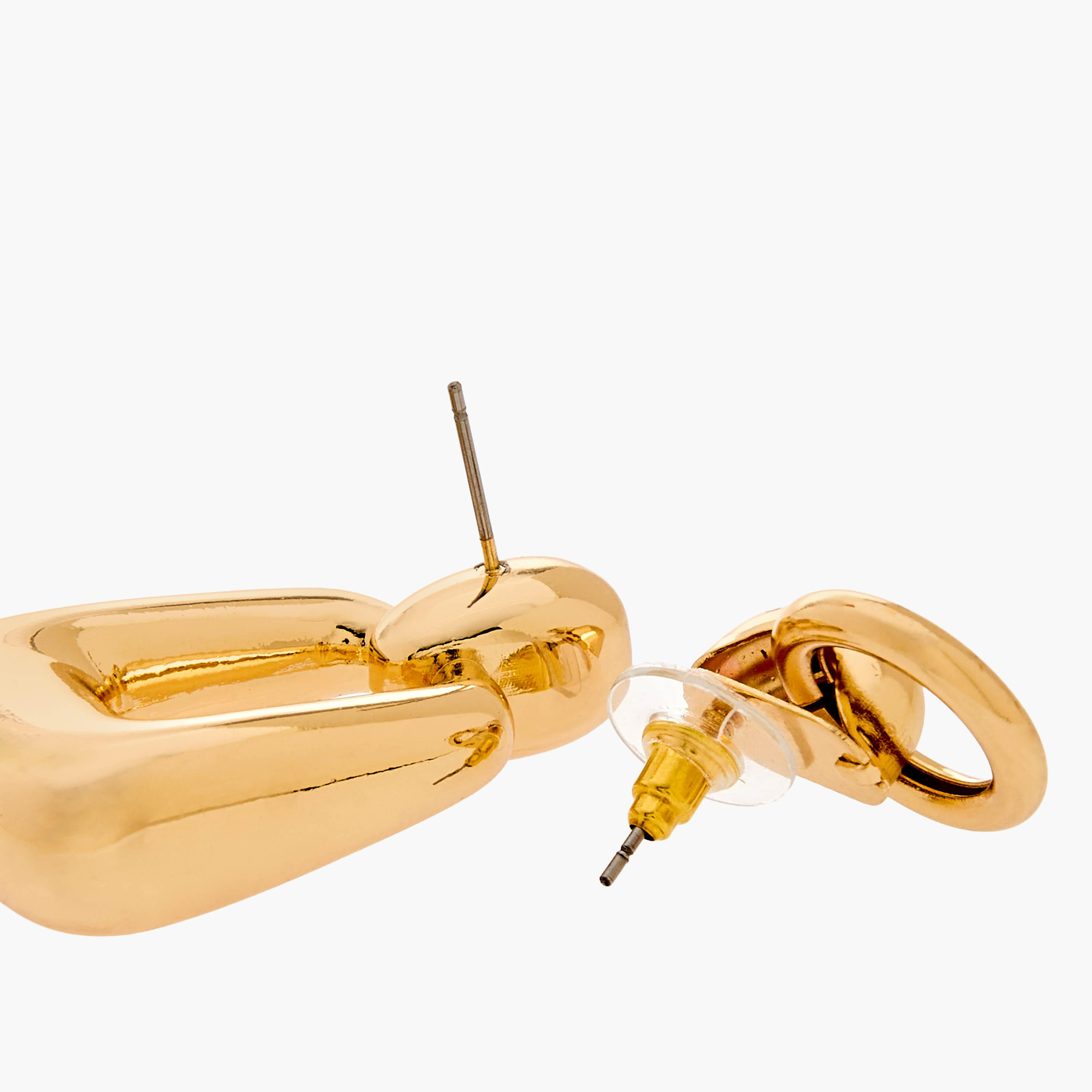 Pack of 2 Gold Tone Earrings with Pushback Closure-women-watchesandjewellery-jewellery-earrings-image-4