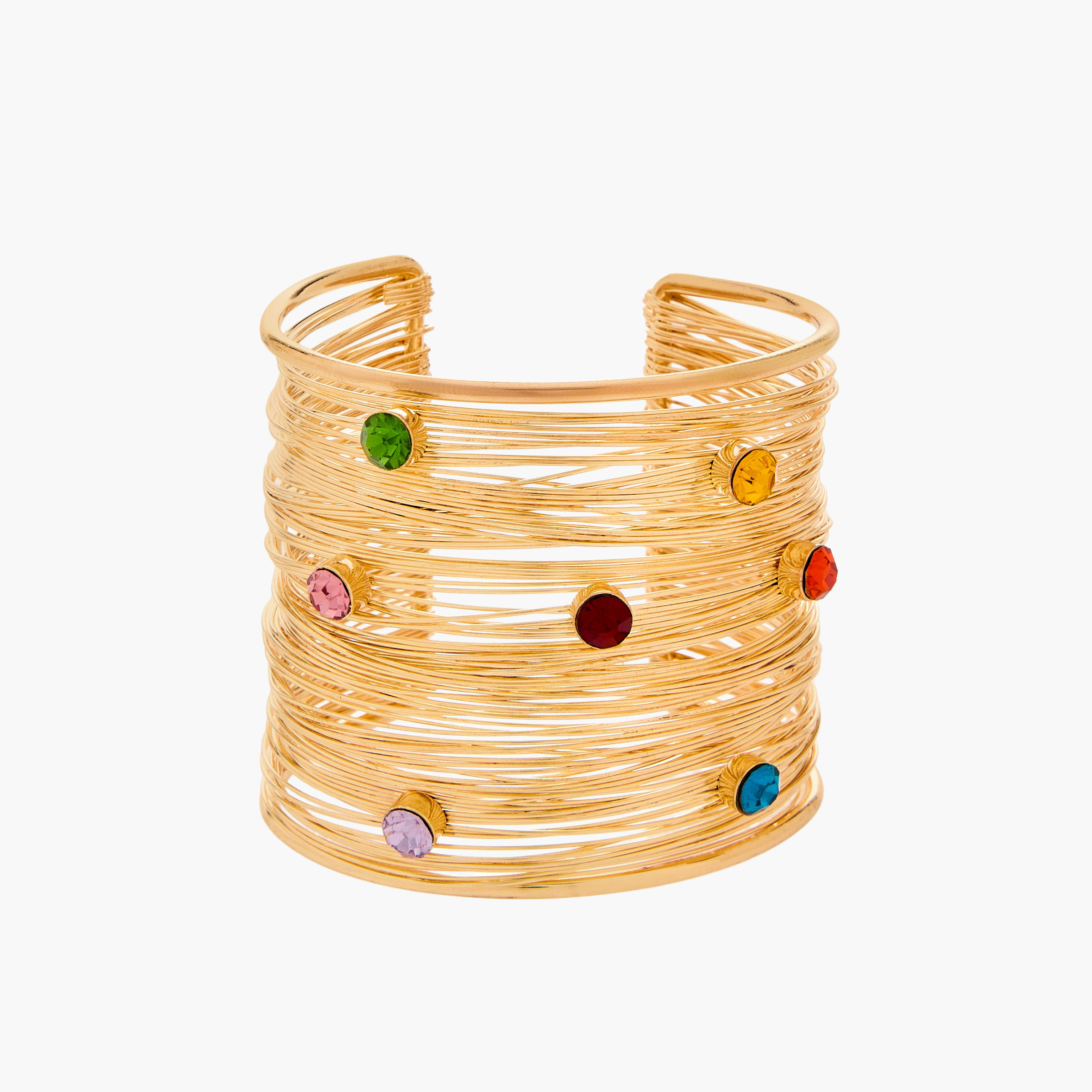 سوار كف مزين بلون ذهبي-women-watchesandjewellery-jewellery-banglesandbracelets-image-1