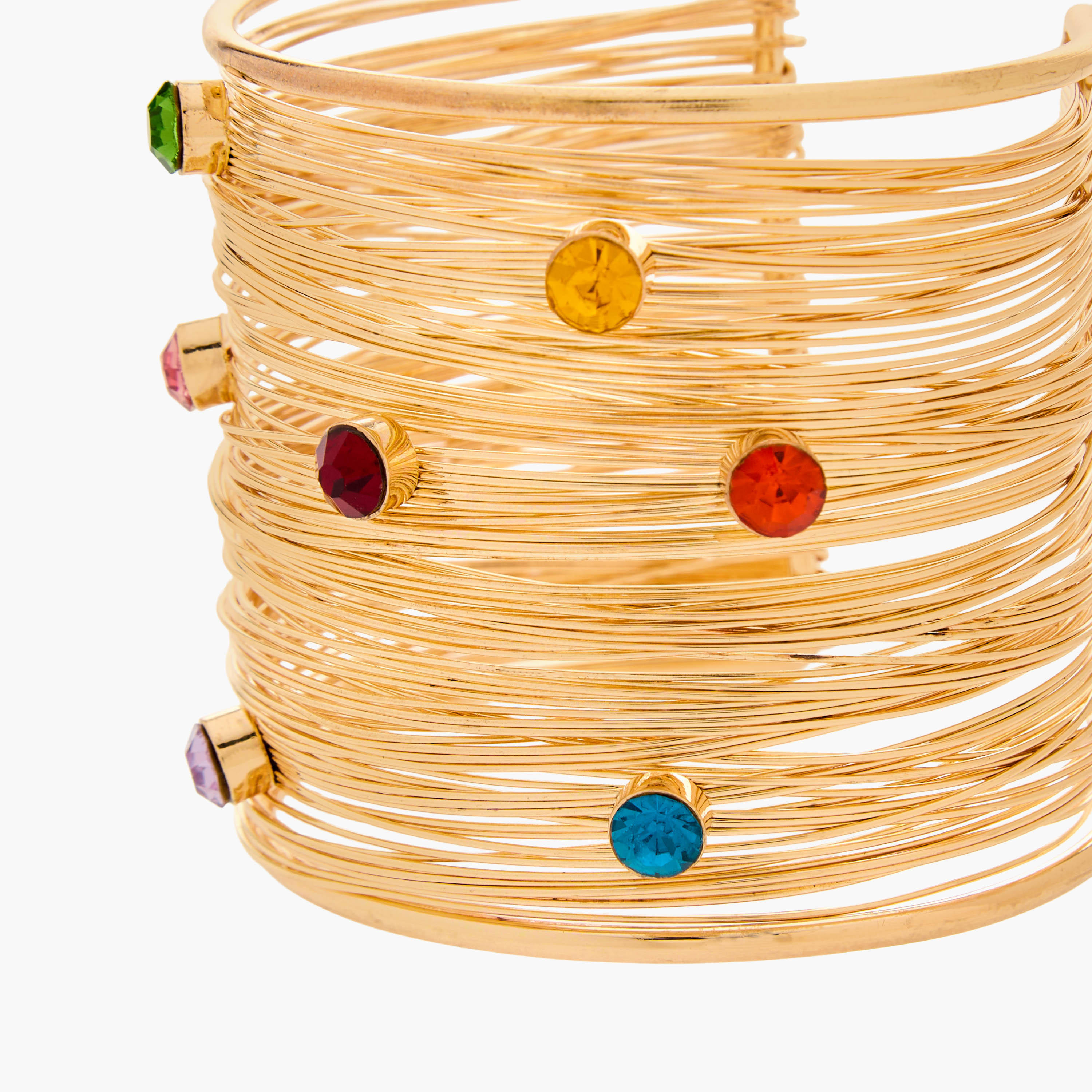 سوار كف مزين بلون ذهبي-women-watchesandjewellery-jewellery-banglesandbracelets-image-4