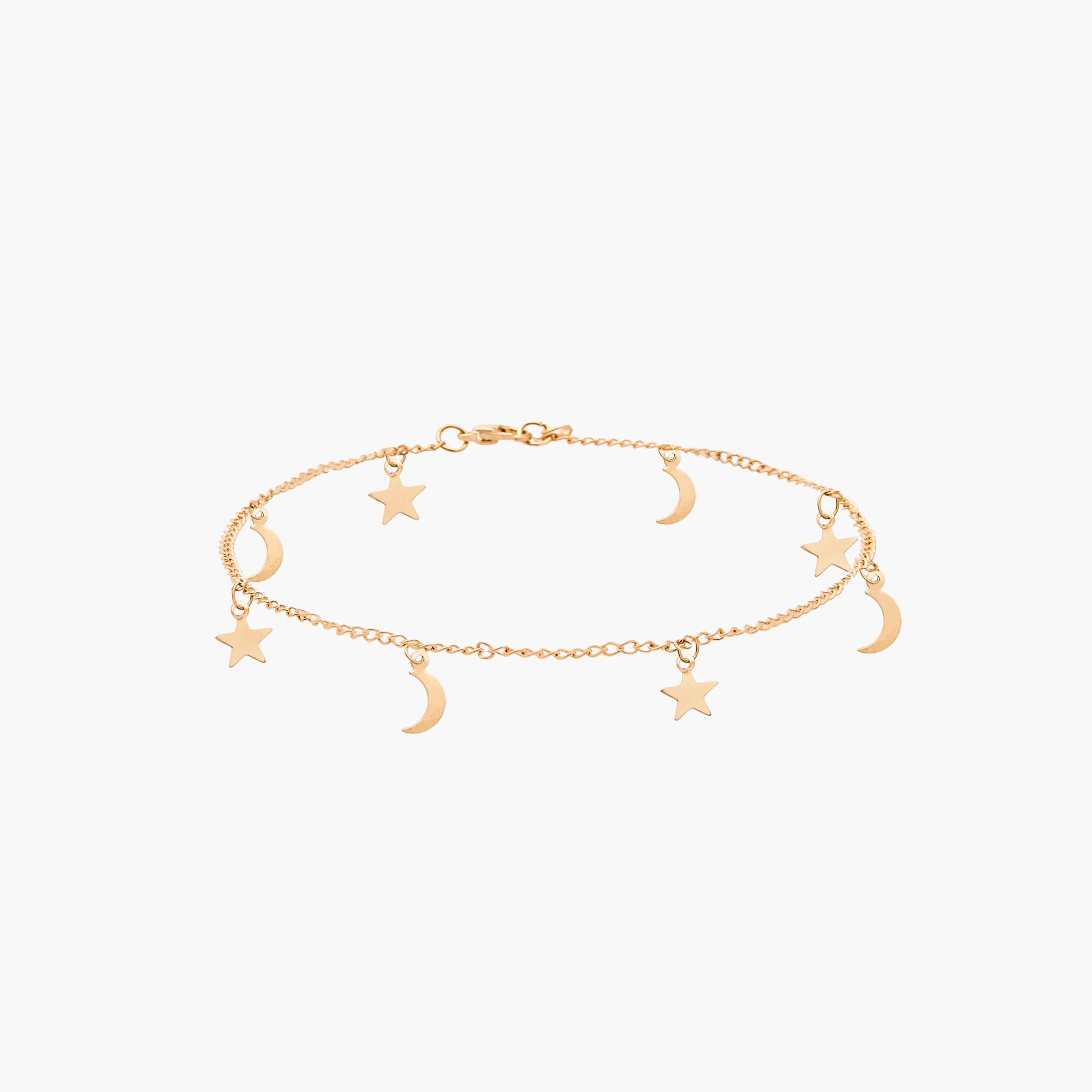 طقم خلاخيل متنوعة بلون ذهبي من 3 قطع-women-watchesandjewellery-jewellery-anklets-image-2