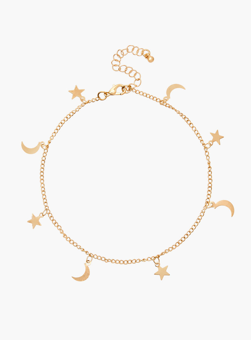 طقم خلاخيل متنوعة بلون ذهبي من 3 قطع-women-watchesandjewellery-jewellery-anklets-image-5