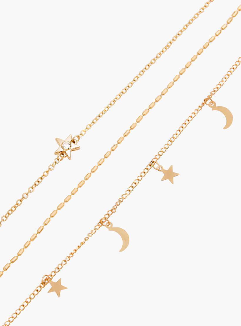 طقم خلاخيل متنوعة بلون ذهبي من 3 قطع-women-watchesandjewellery-jewellery-anklets-image-9
