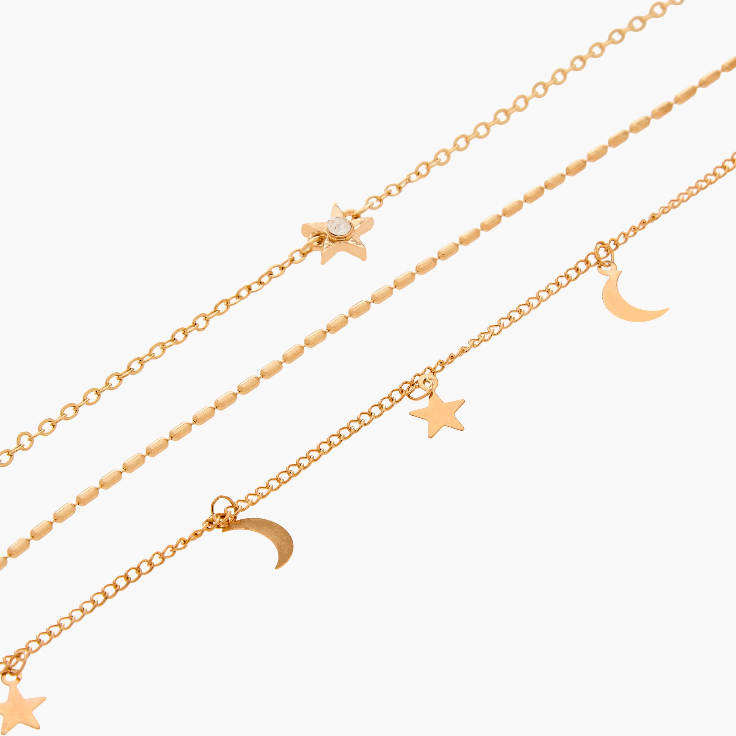 Pack of 3 Gold Tone Assorted Anklet-women-watchesandjewellery-jewellery-anklets-image-9
