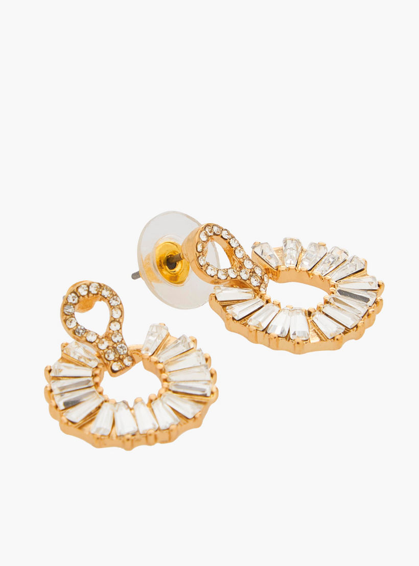 عقد وحلق معدن بتزيينات - طقم من قطعتين-women-watchesandjewellery-jewellery-jewellerysets-image-5