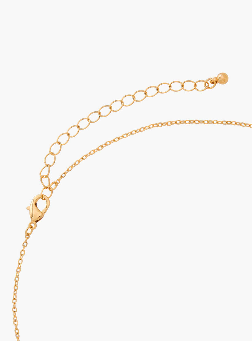 عقد وحلق معدن بتزيينات - طقم من قطعتين-women-watchesandjewellery-jewellery-jewellerysets-image-6