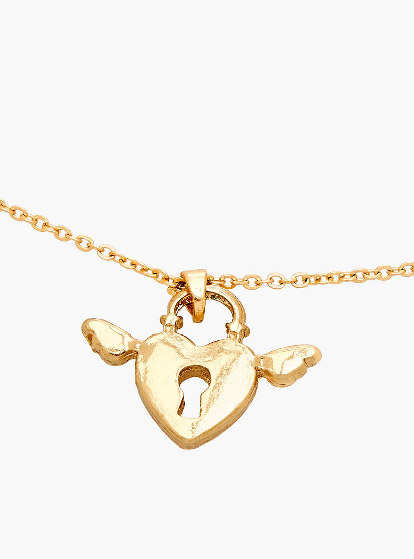 قلادة ذهبية بدلاية قلب-women-watchesandjewellery-jewellery-necklacesandpendants-image-2
