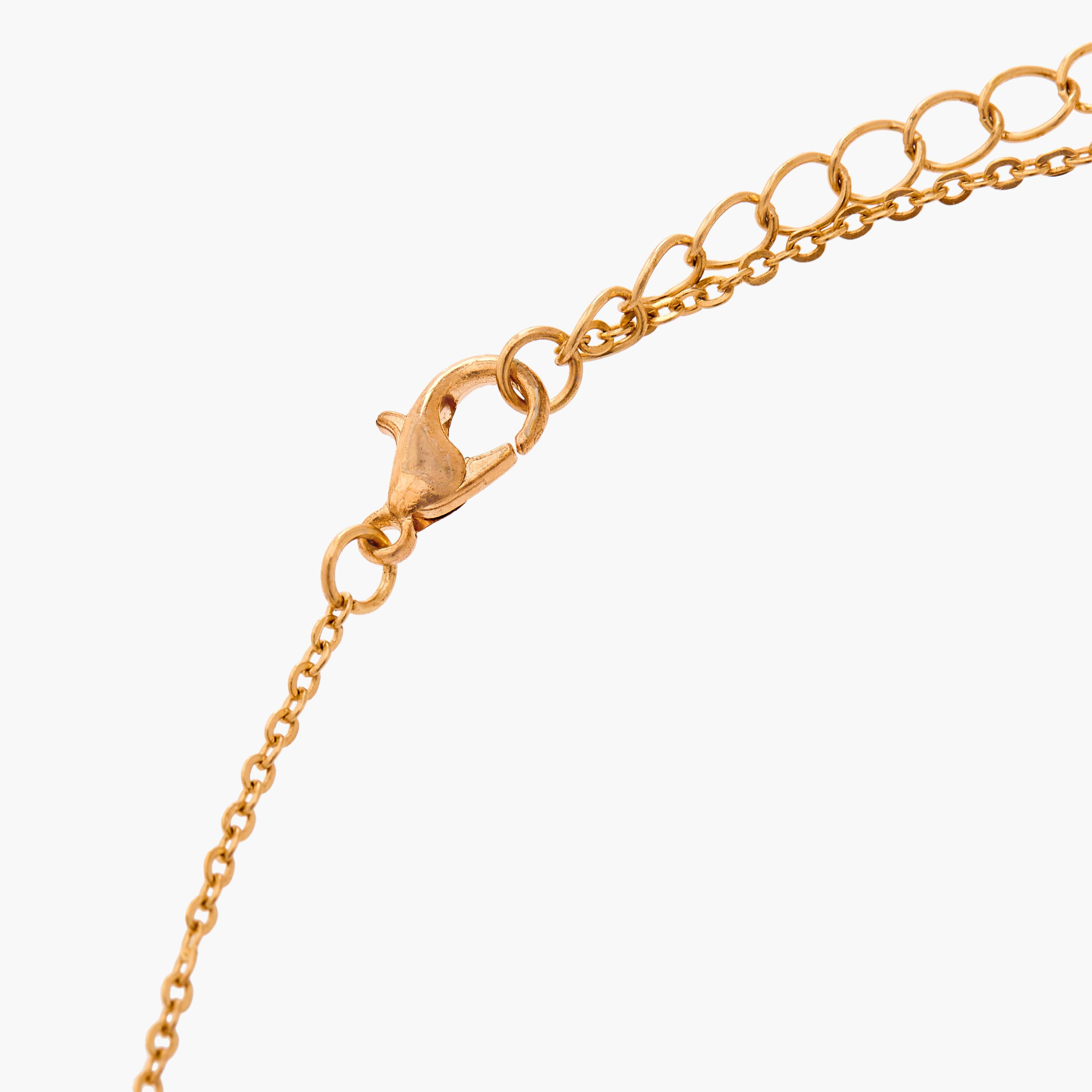 Gold Tone Necklace with Heart Pendant-women-watchesandjewellery-jewellery-necklacesandpendants-image-4
