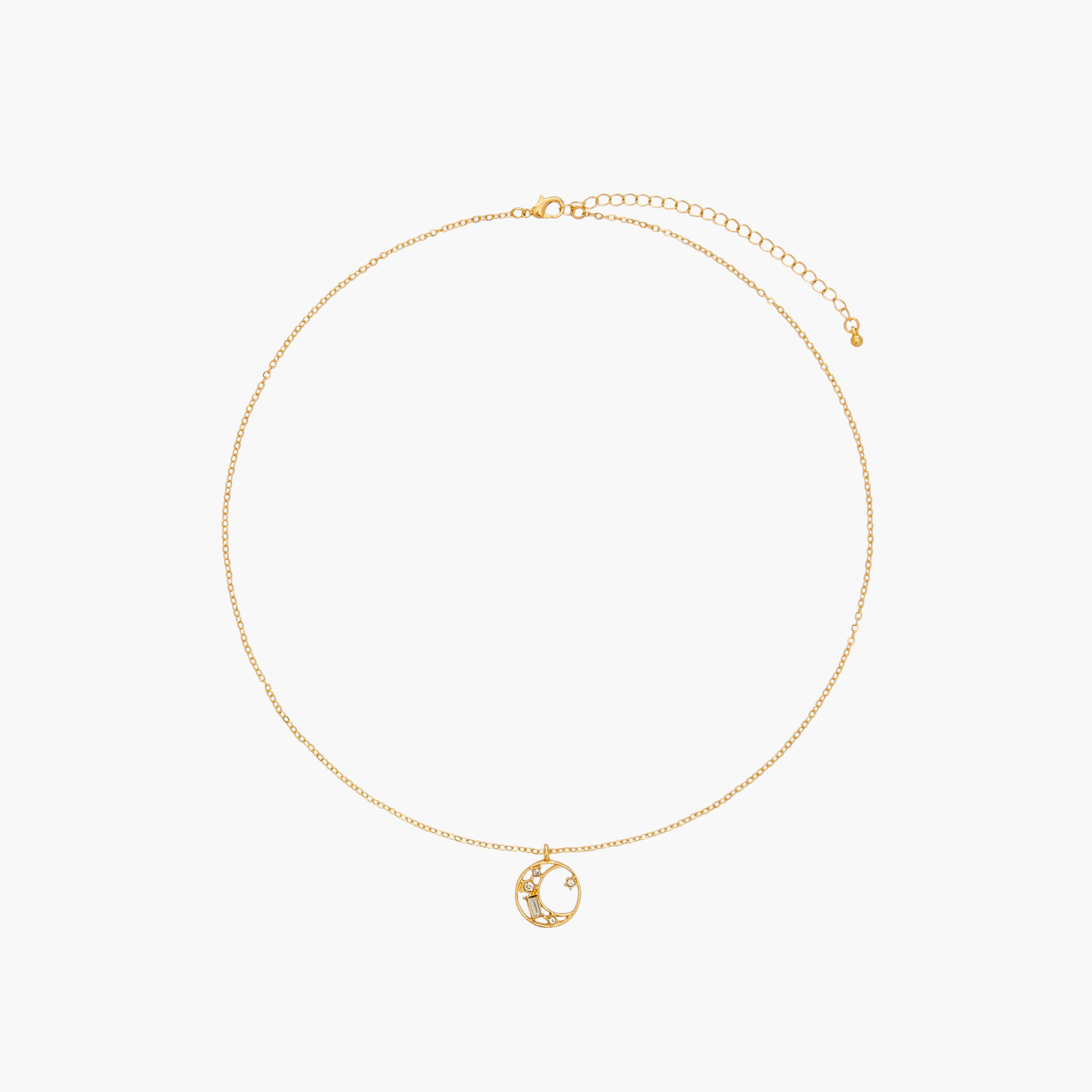 Set of 2 - Gold Tone Necklace with Pendant-women-watchesandjewellery-jewellery-necklacesandpendants-image-2