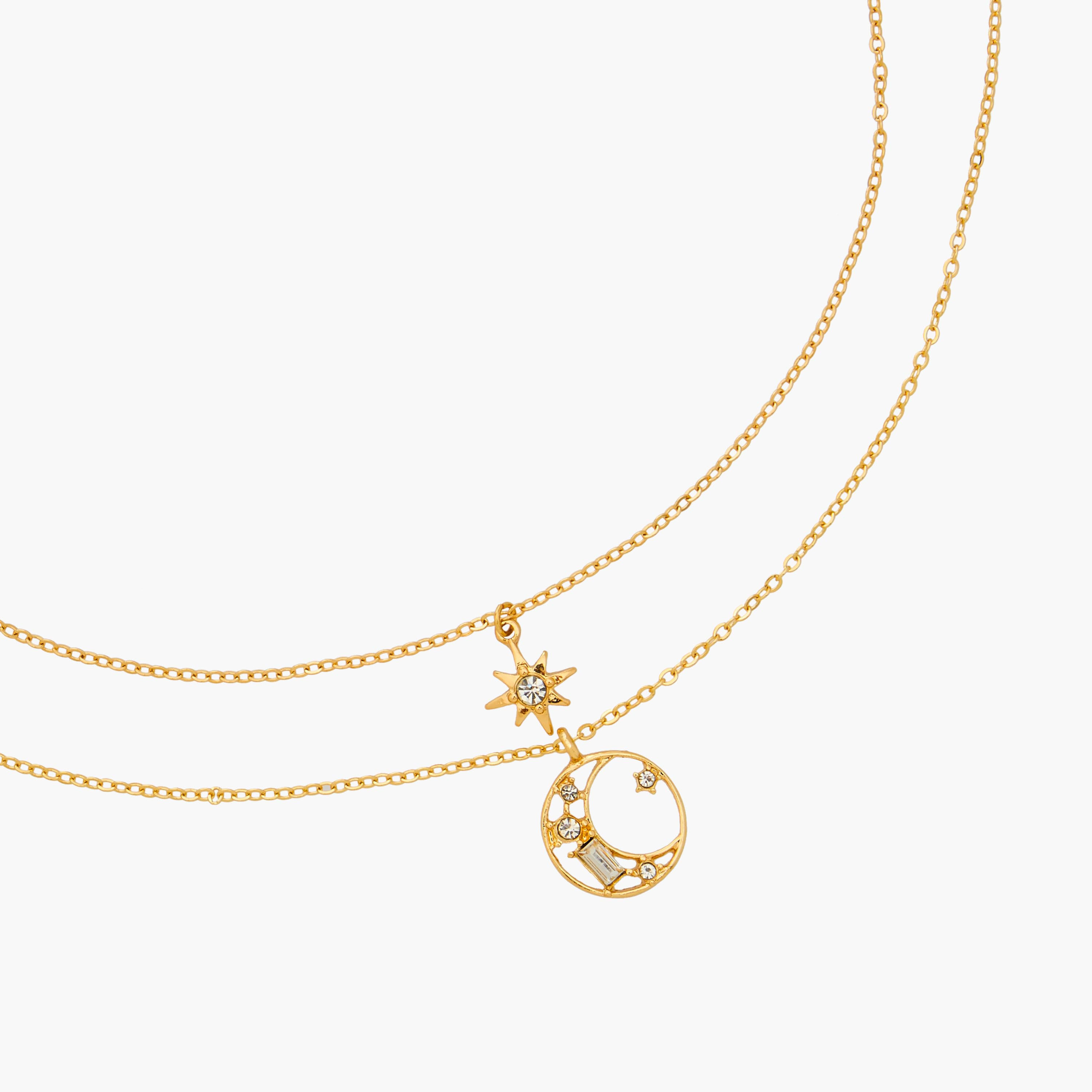 Set of 2 - Gold Tone Necklace with Pendant-women-watchesandjewellery-jewellery-necklacesandpendants-image-4